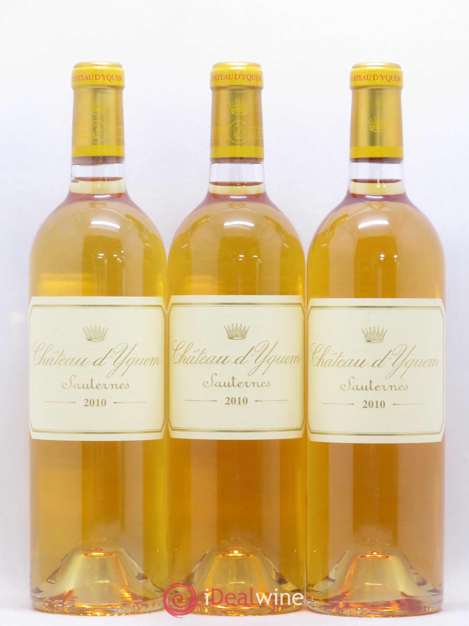 Château d' Yquem 1er Cru Classé Supérieur 2010 - Lotto di 3 bottiglie - 0