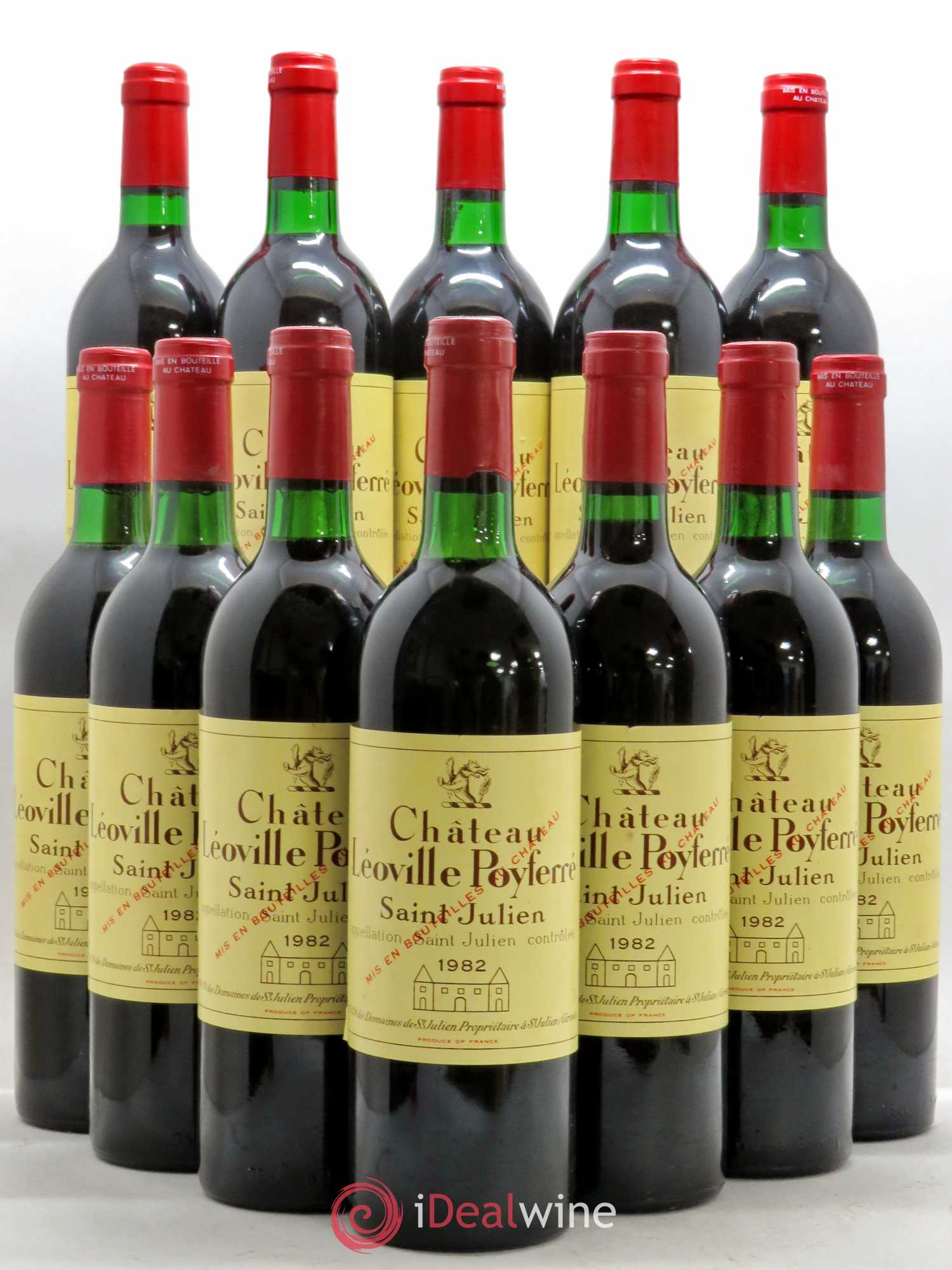 Château Léoville Poyferré 2ème Grand Cru Classé 1982 - Lot de 12 bouteilles - 0