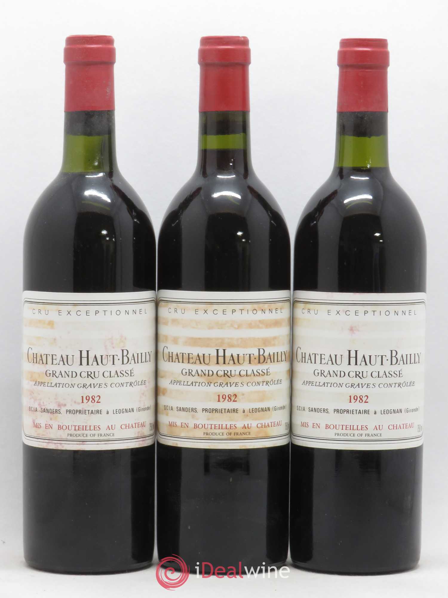 Château Haut-Bailly Cru Classé de Graves 1982 - Lot de 12 bouteilles - 1