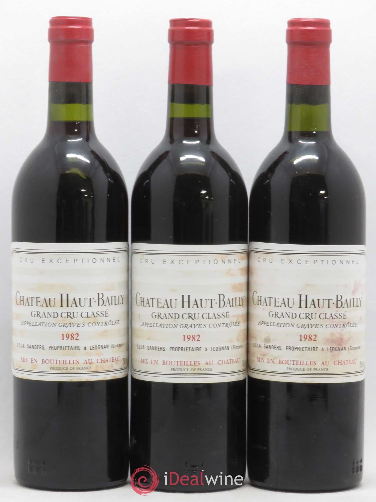 Château Haut-Bailly Cru Classé de Graves 1982 - Lot de 12 bouteilles - 1