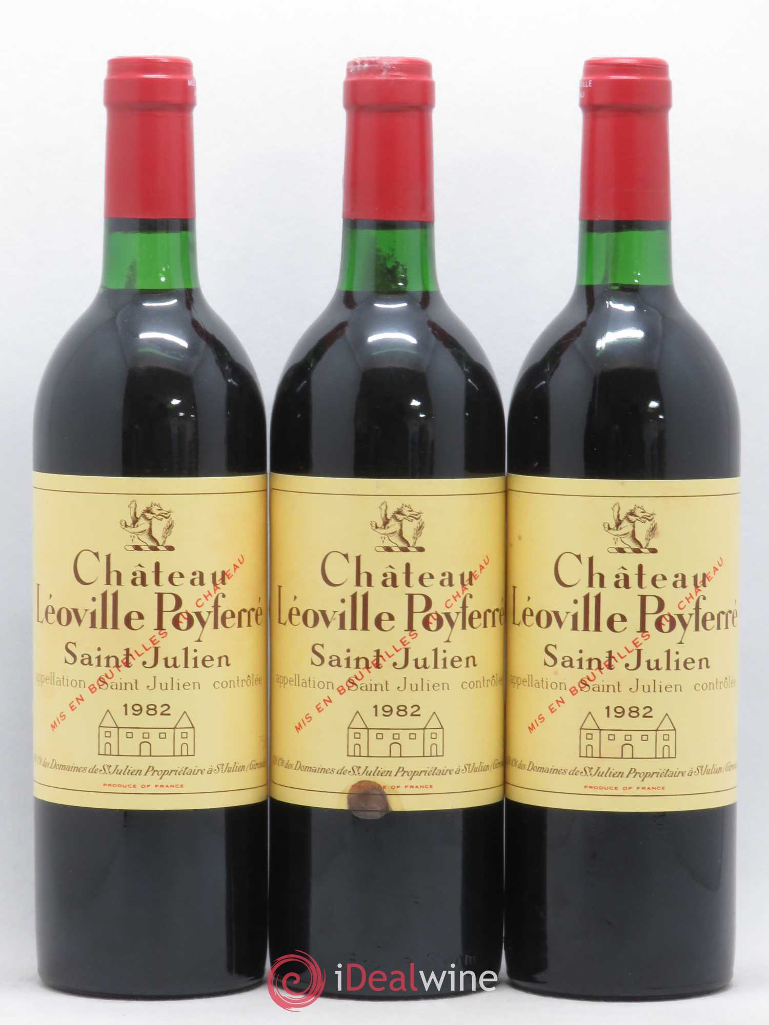 Château Léoville Poyferré 2ème Grand Cru Classé 1982 - Lot de 12 bouteilles - 3