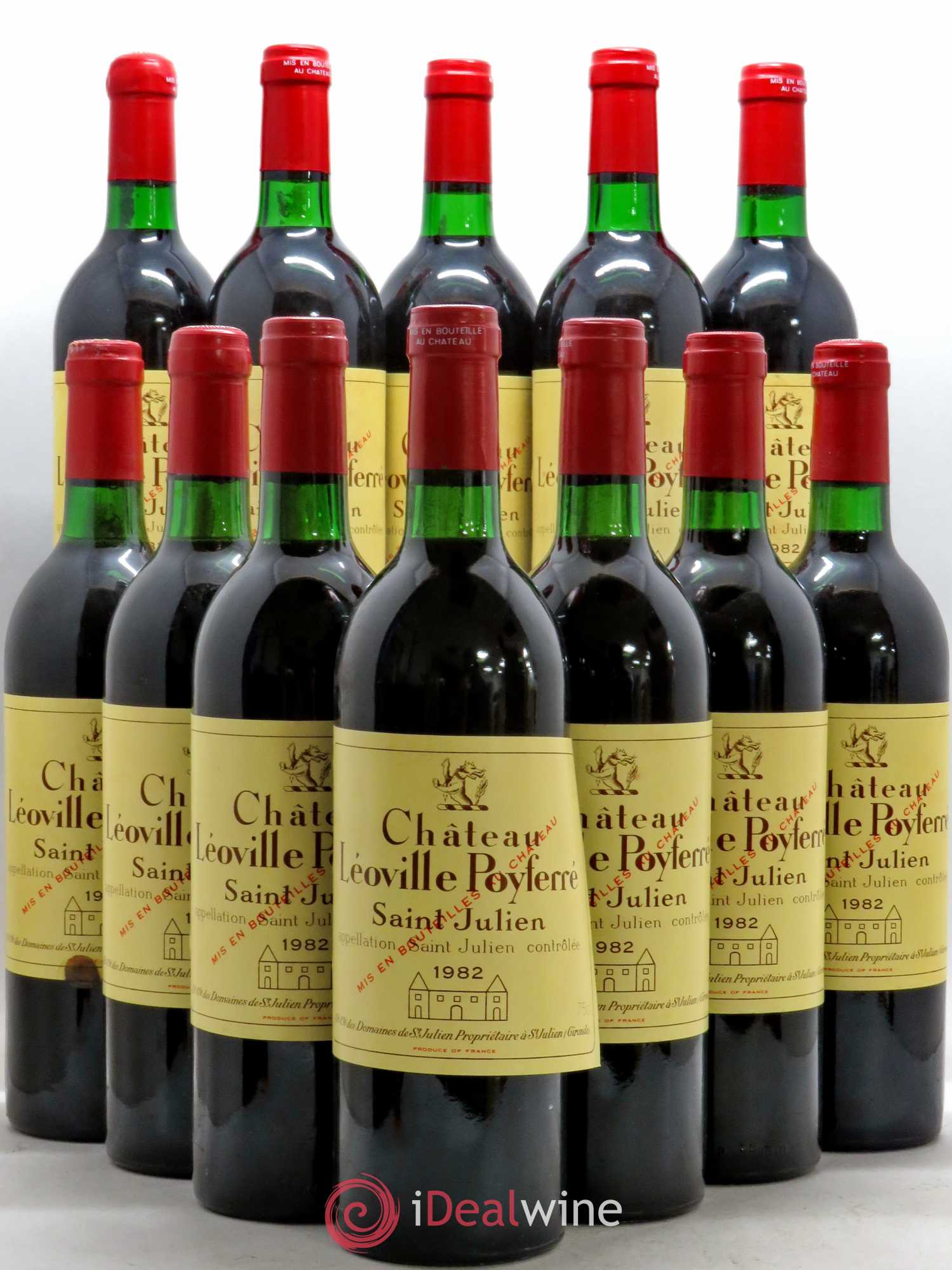 Château Léoville Poyferré 2ème Grand Cru Classé 1982 - Lot de 12 bouteilles - 0