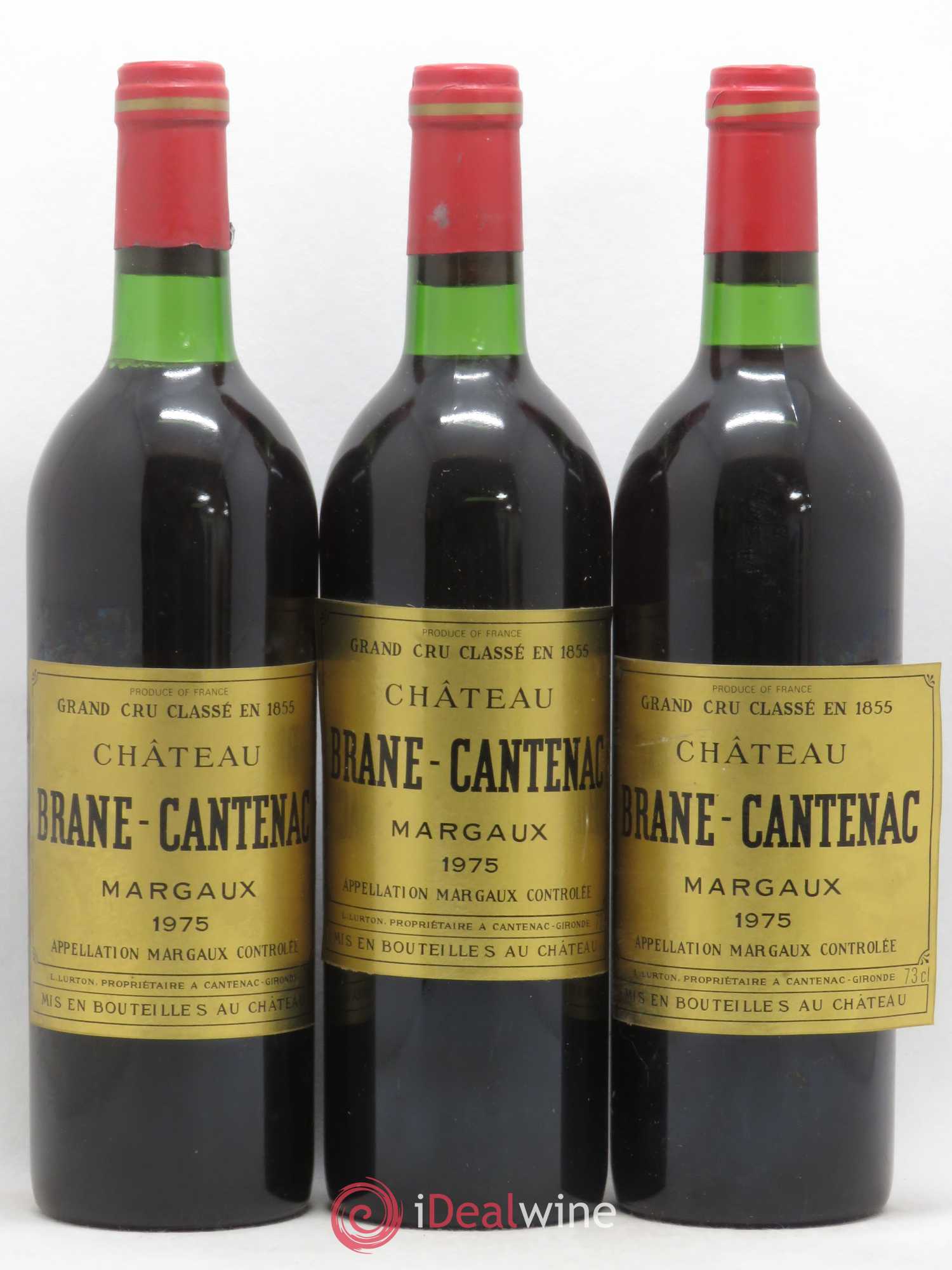 Château Brane Cantenac 2ème Grand Cru Classé 1975 - Lot de 6 bouteilles - 2