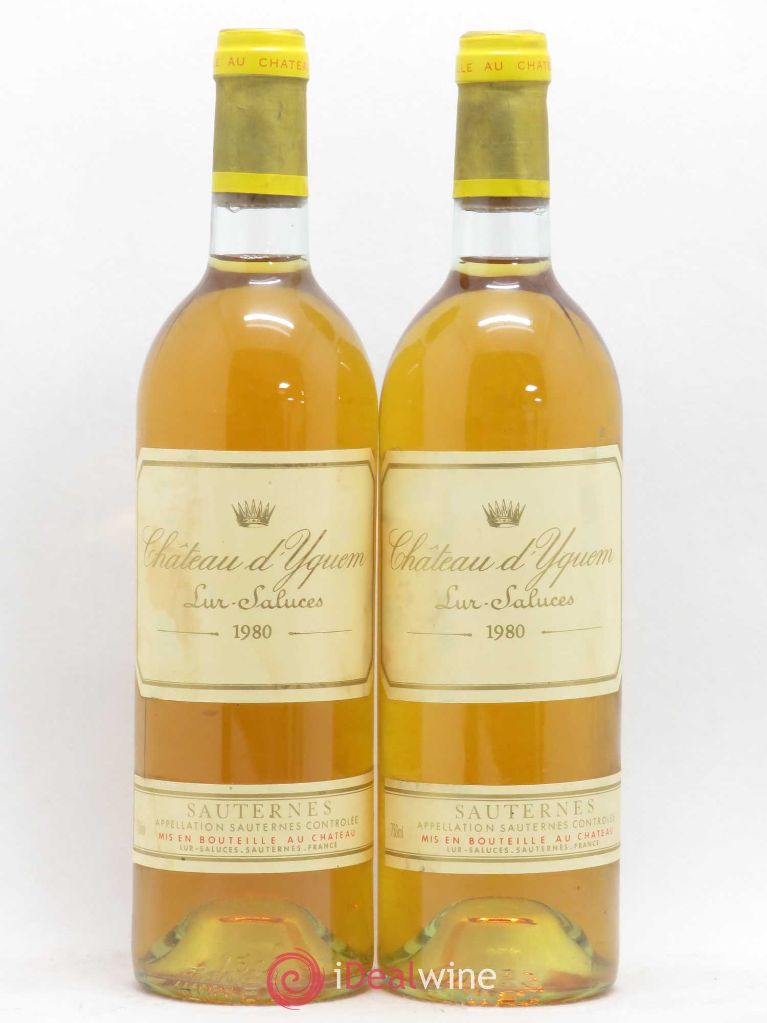 Château d' Yquem 1er Cru Classé Supérieur 1980 - Lotto di 2 bottiglie - 0