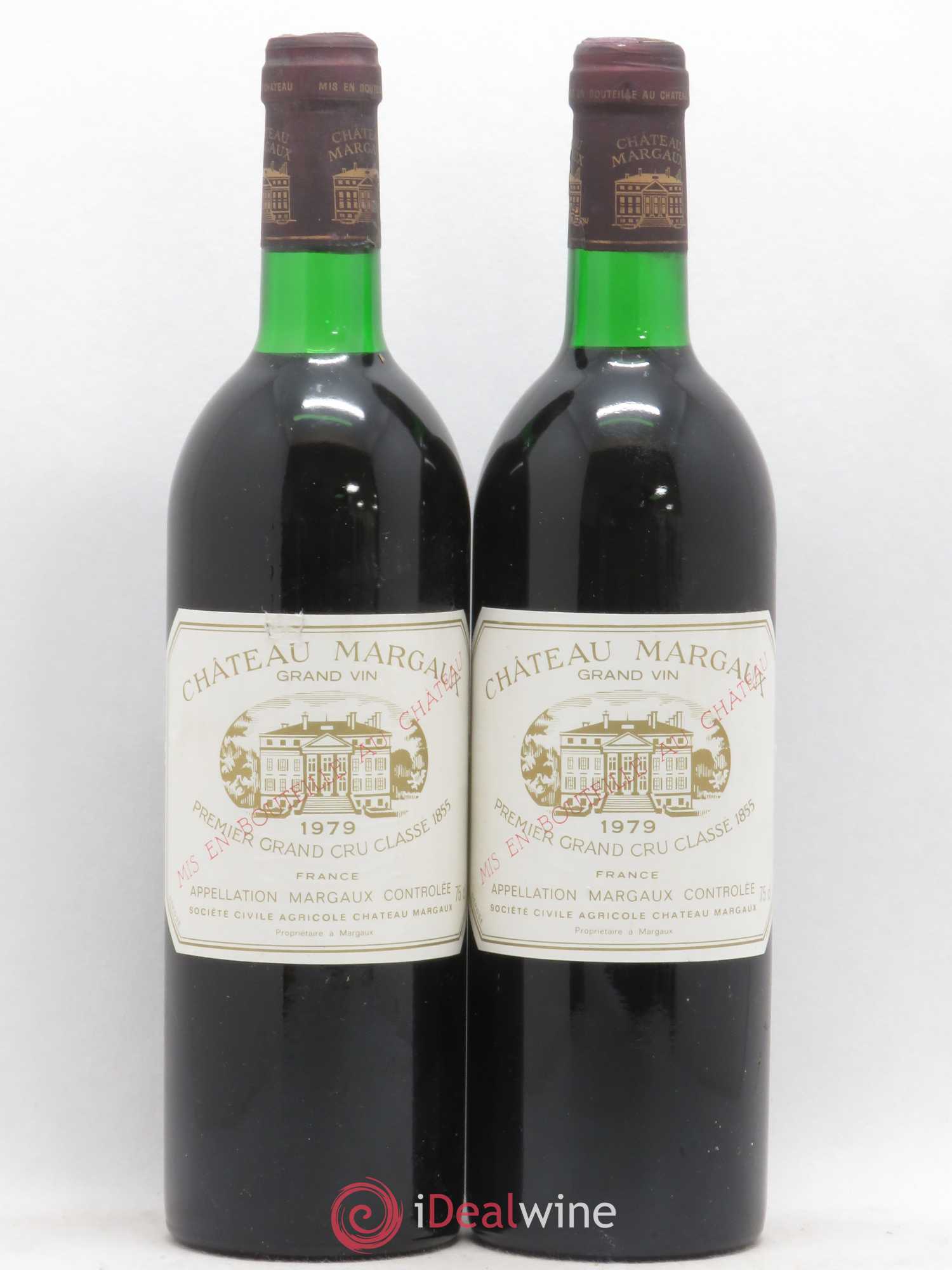 Château Margaux 1er Grand Cru Classé 1979 - Lot de 2 bouteilles - 0