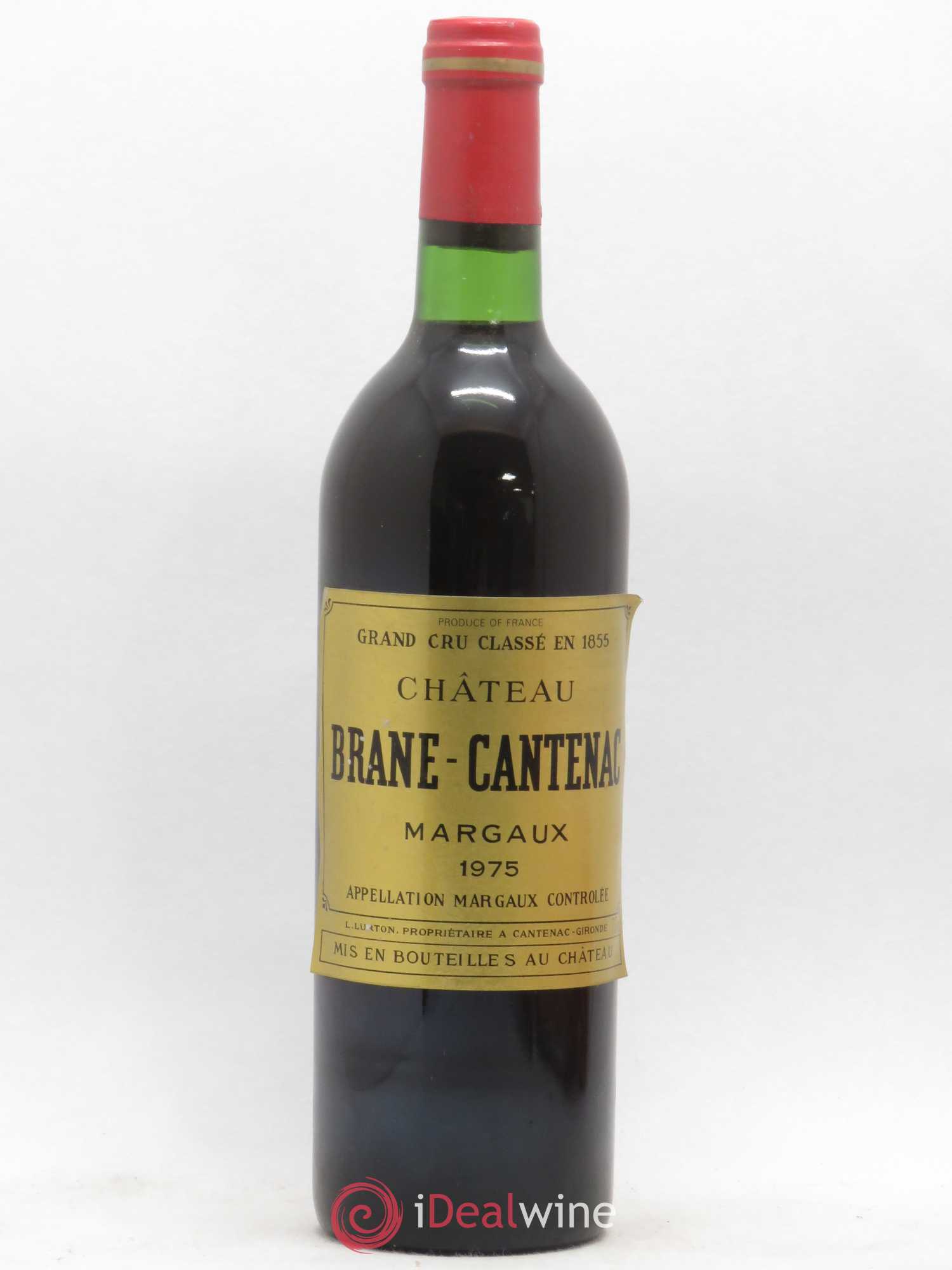 Château Brane Cantenac 2ème Grand Cru Classé 1975 - Lot de 1 bouteille - 0