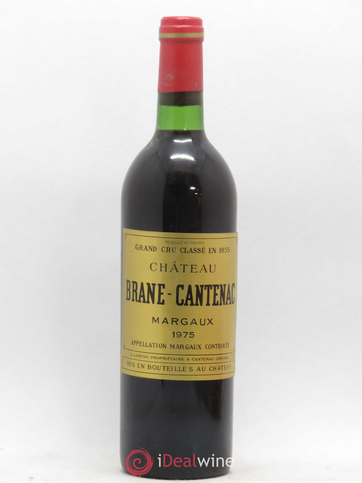 Château Brane Cantenac 2ème Grand Cru Classé 1975 - Lot de 1 bouteille - 0