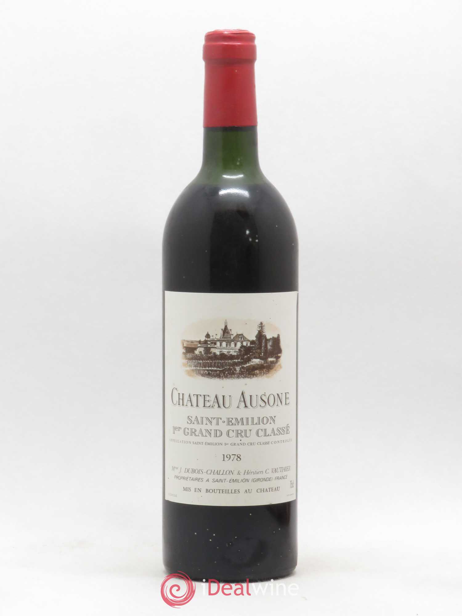 Château Ausone 1er Grand Cru Classé A 1978 - Lot de 1 bouteille - 0
