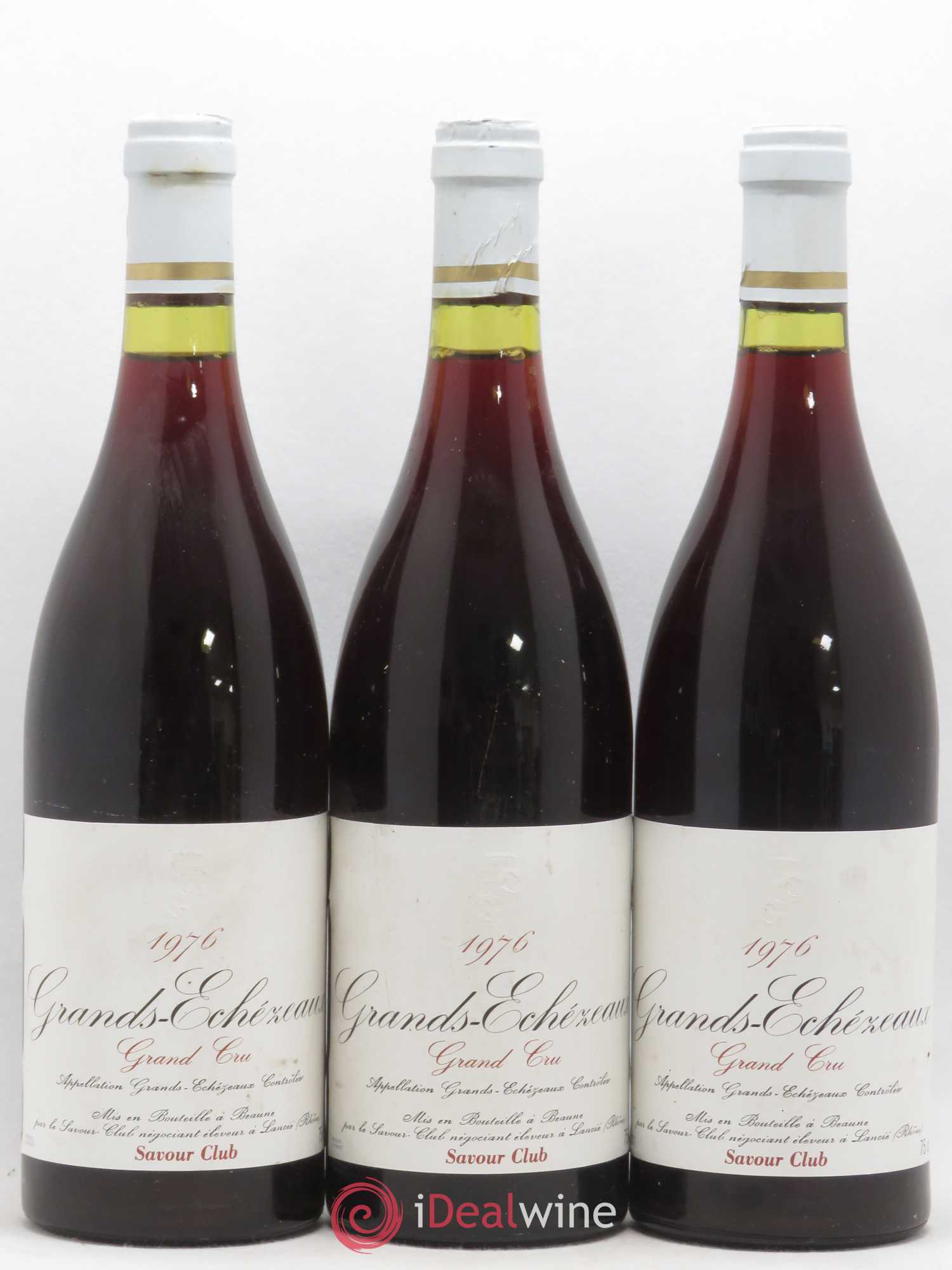 Grands-Echezeaux Grand Cru Savour Club 1976 - Lot de 3 bouteilles - 0