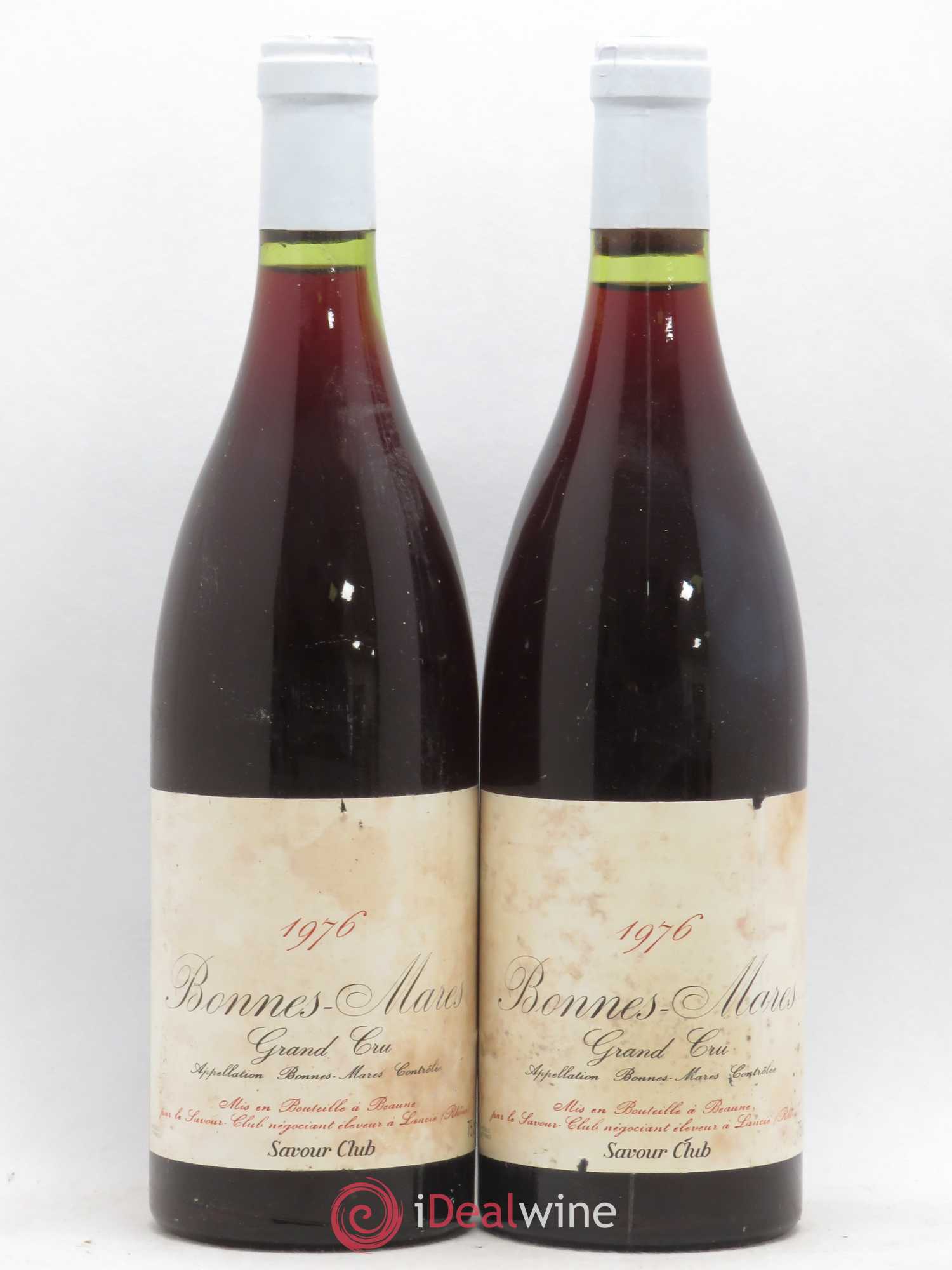 Bonnes-Mares Grand Cru Savour Club 1976 - Lot de 2 bouteilles - 0