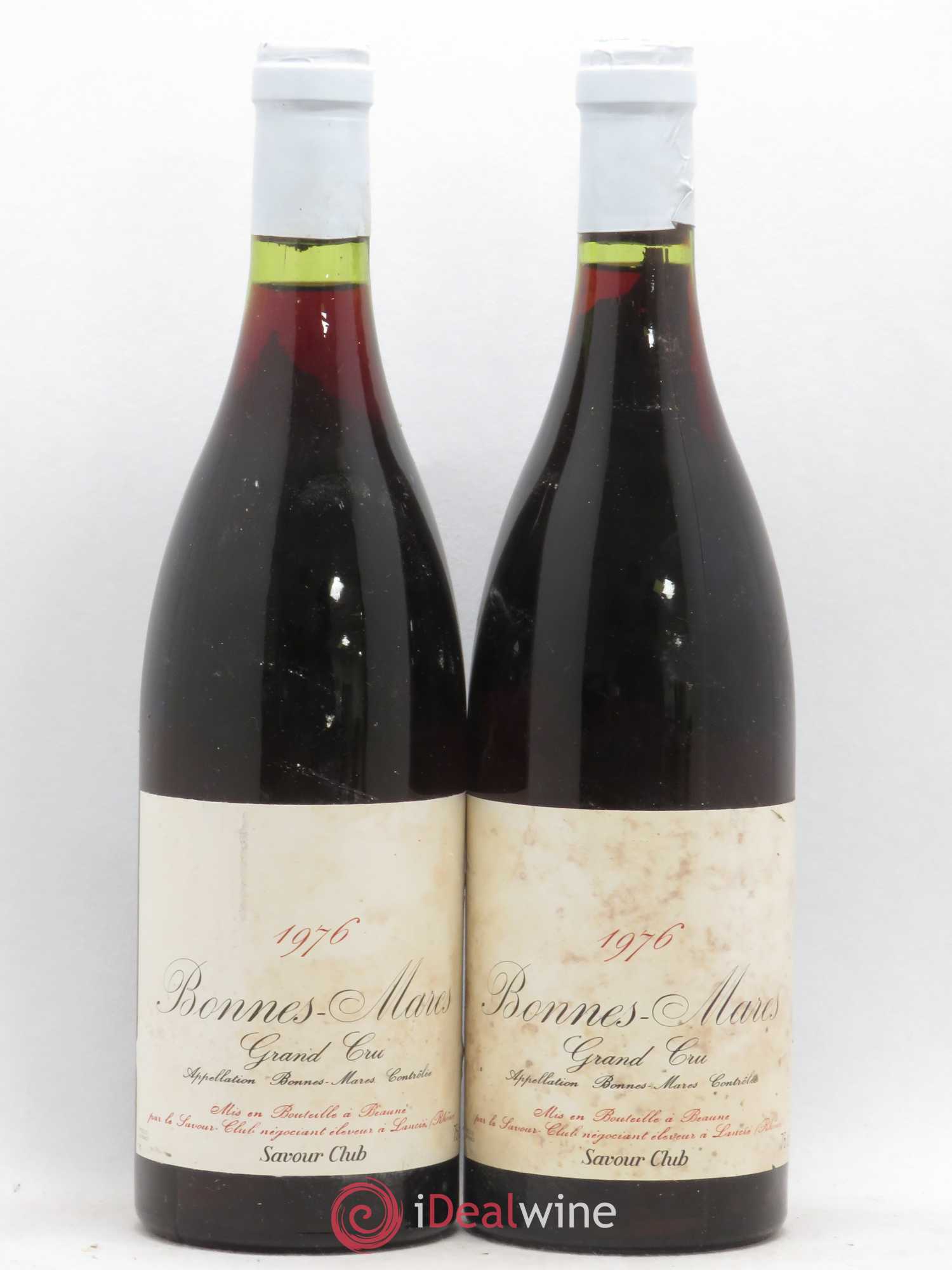 Bonnes-Mares Grand Cru Savour Club 1976 - Lot de 2 bouteilles - 0