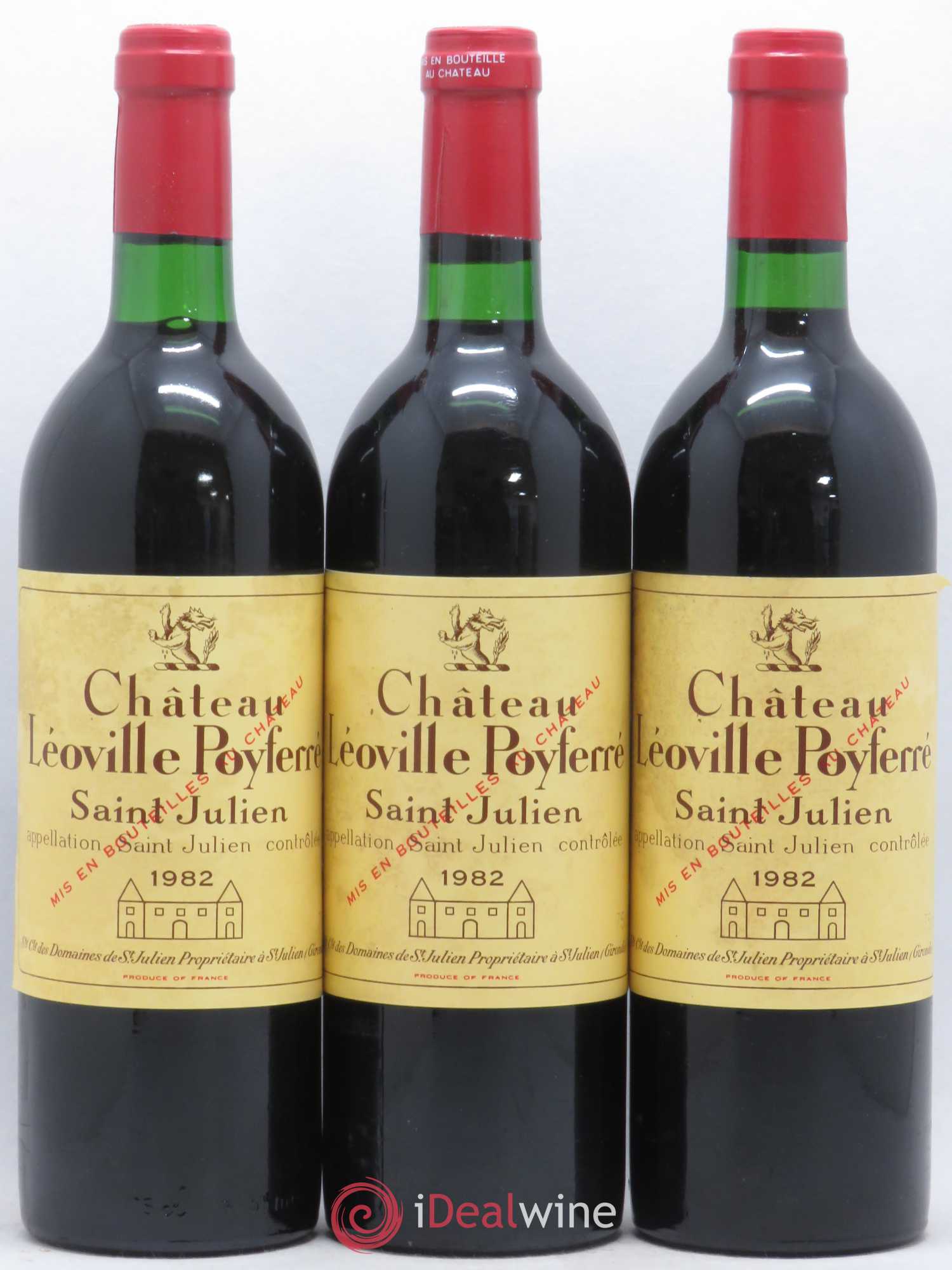 Château Léoville Poyferré 2ème Grand Cru Classé Savour Club 1982 - Lot de 12 bouteilles - 1