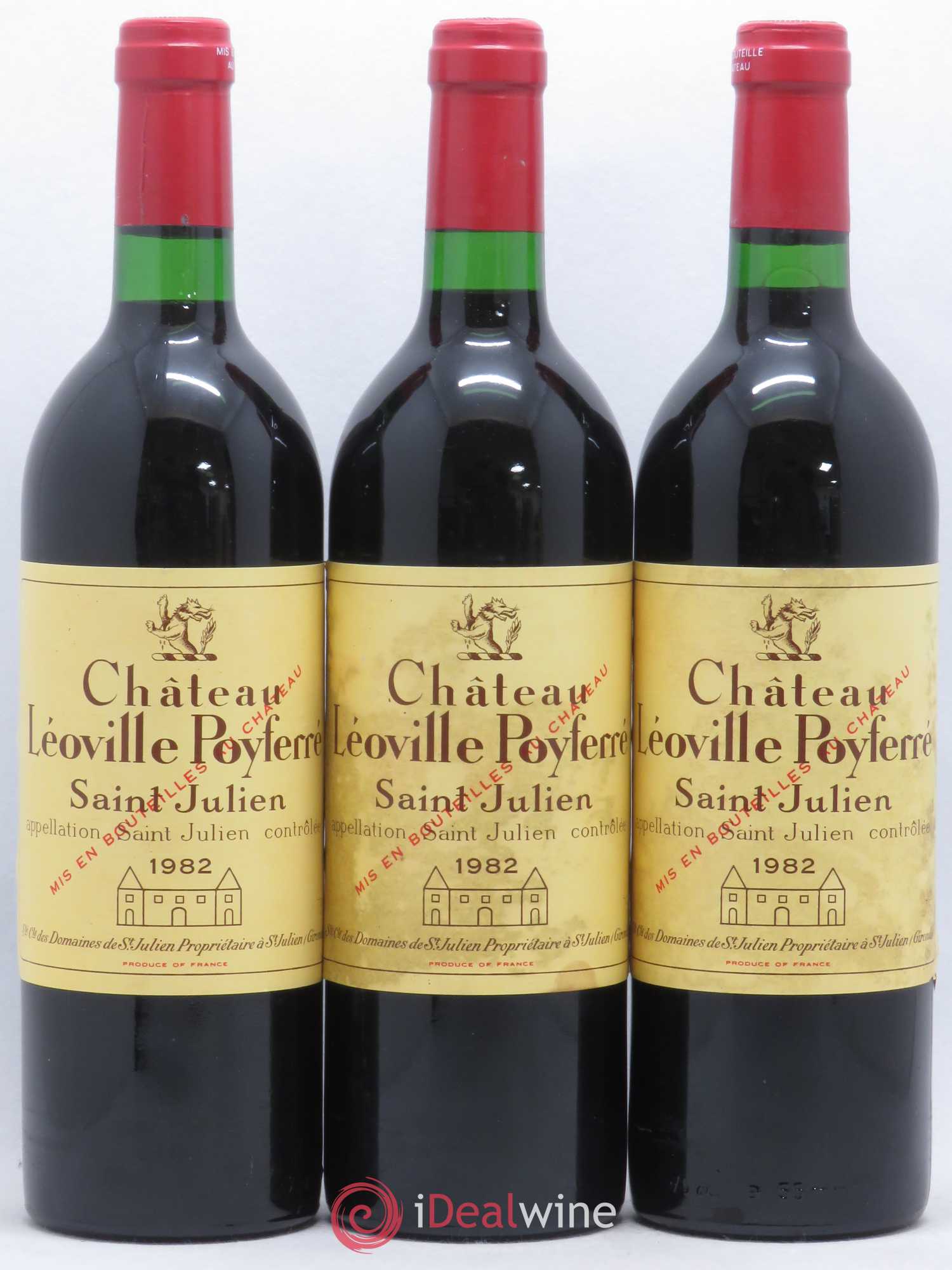 Château Léoville Poyferré 2ème Grand Cru Classé Savour Club 1982 - Lot de 12 bouteilles - 3