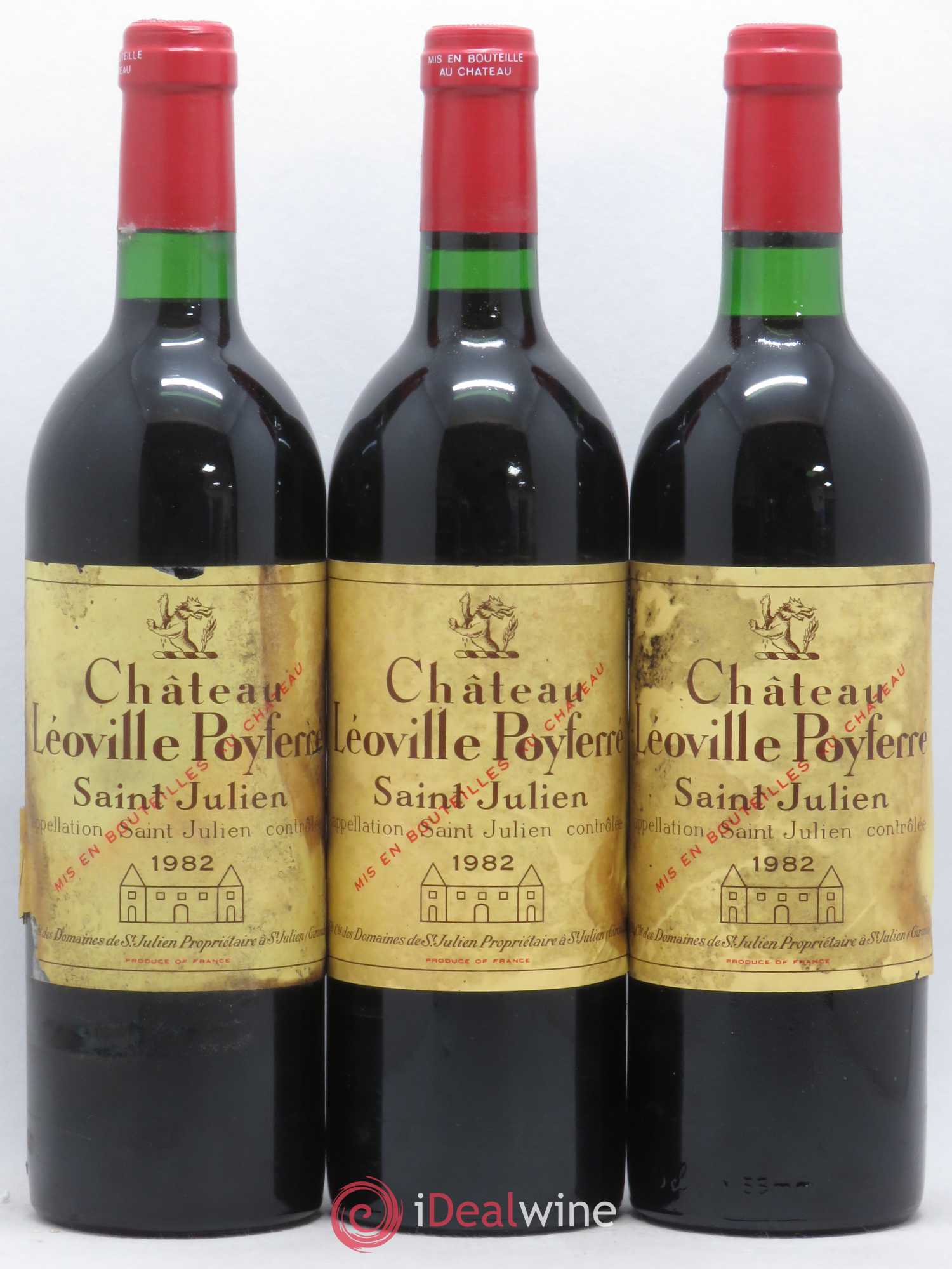 Château Léoville Poyferré 2ème Grand Cru Classé Savour Club 1982 - Lot de 12 bouteilles - 4