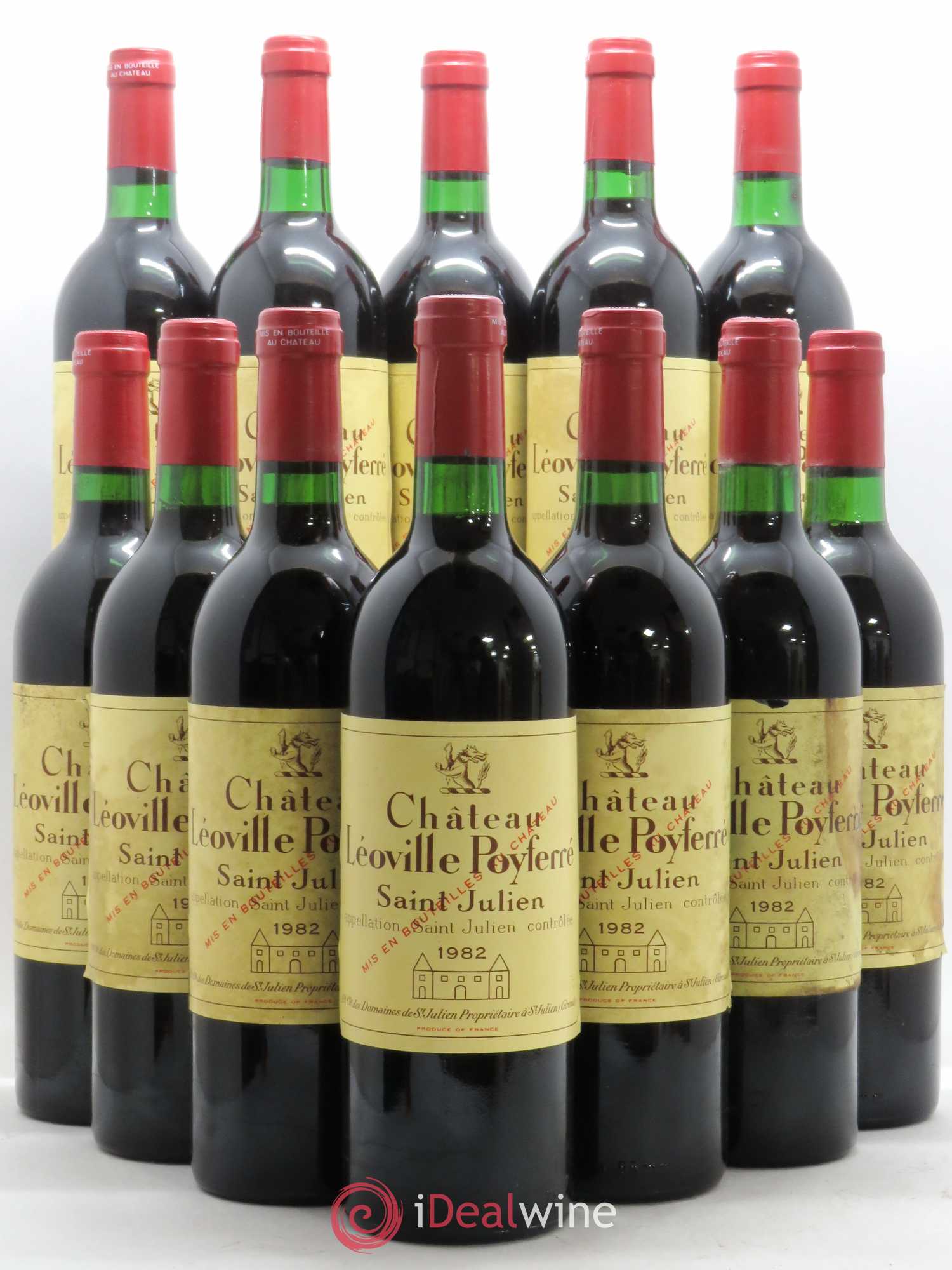 Château Léoville Poyferré 2ème Grand Cru Classé Savour Club 1982 - Lot de 12 bouteilles - 0