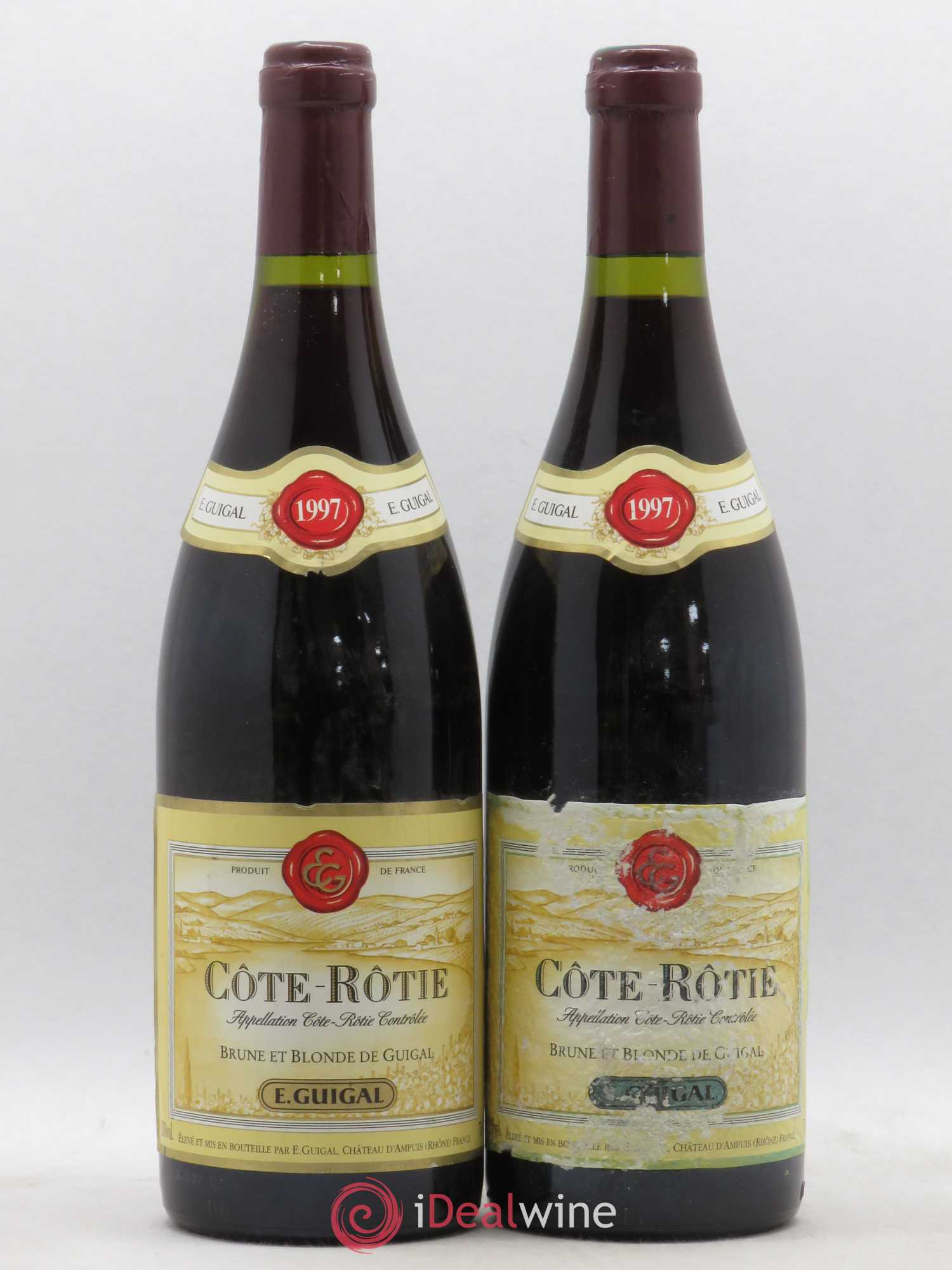 Côte-Rôtie Côtes Brune et Blonde Guigal 1997 - Lot de 2 bouteilles - 0