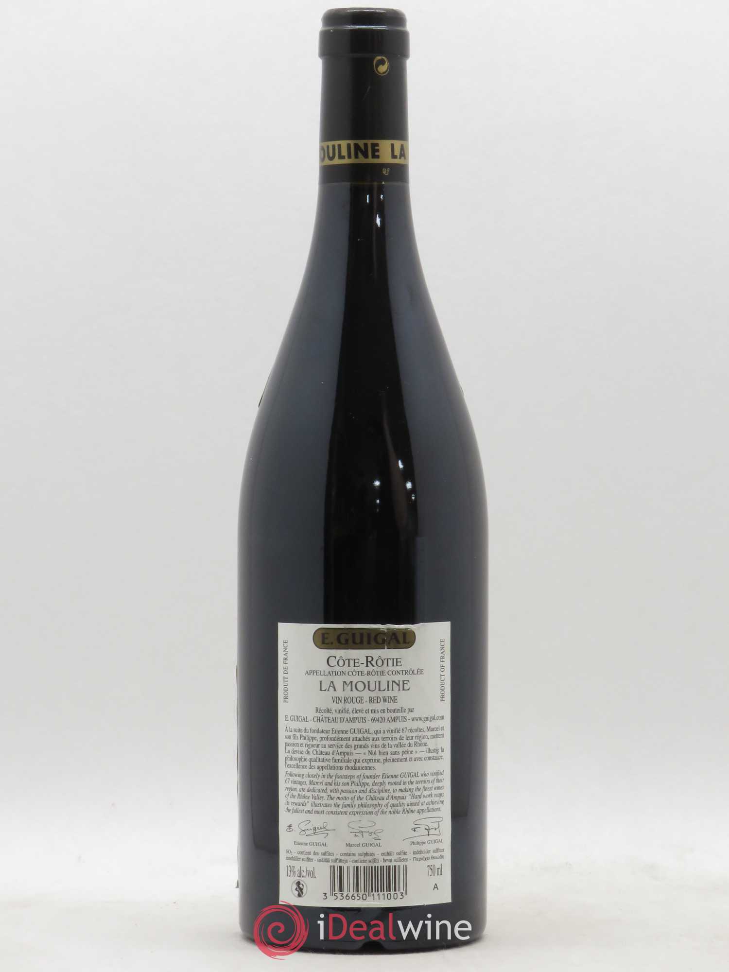 Côte-Rôtie La Mouline Guigal 2008 - Lot de 1 bouteille - 1