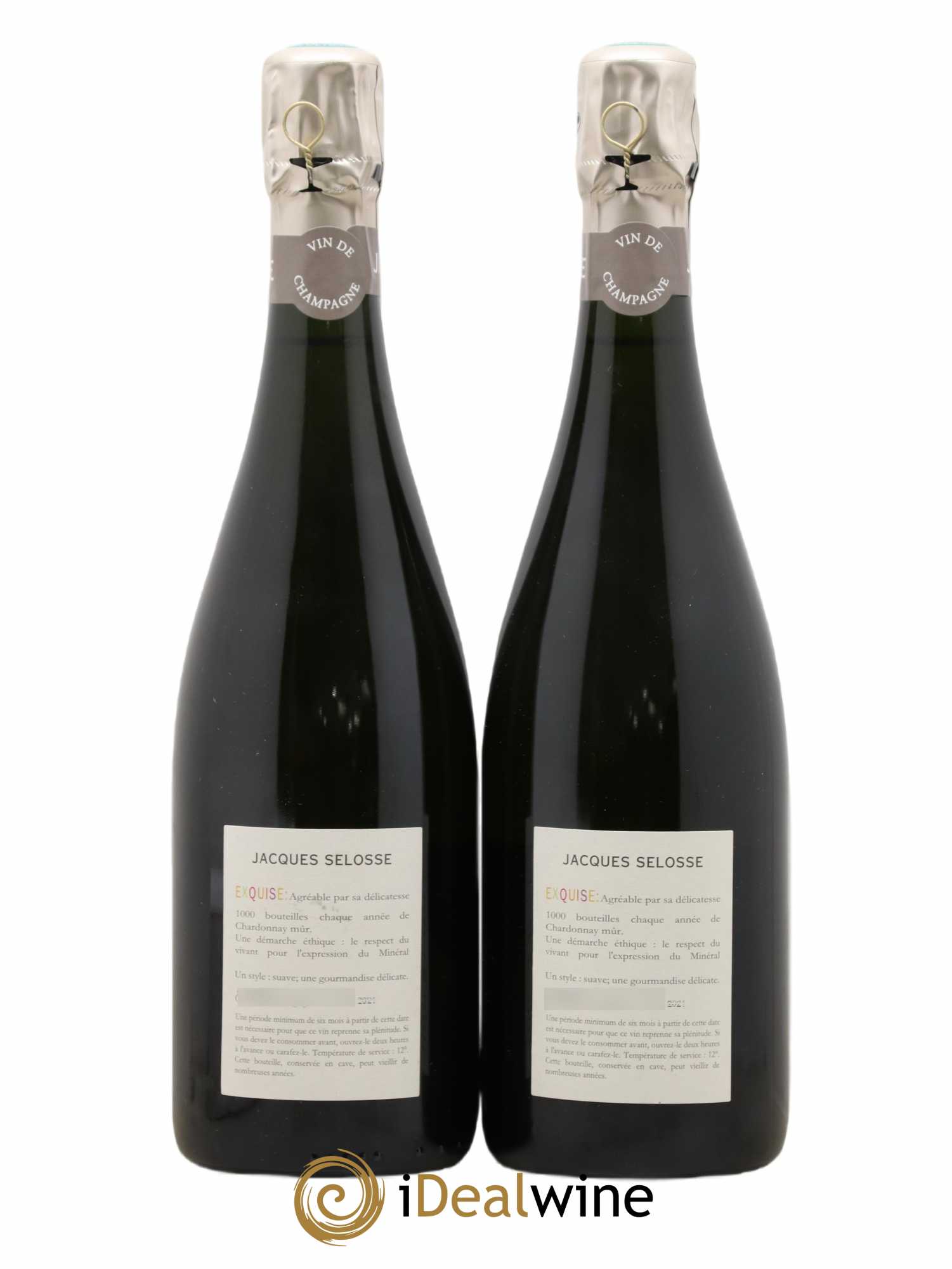 Exquise NV Jacques Selosse - Lot de 2 bouteilles - 1