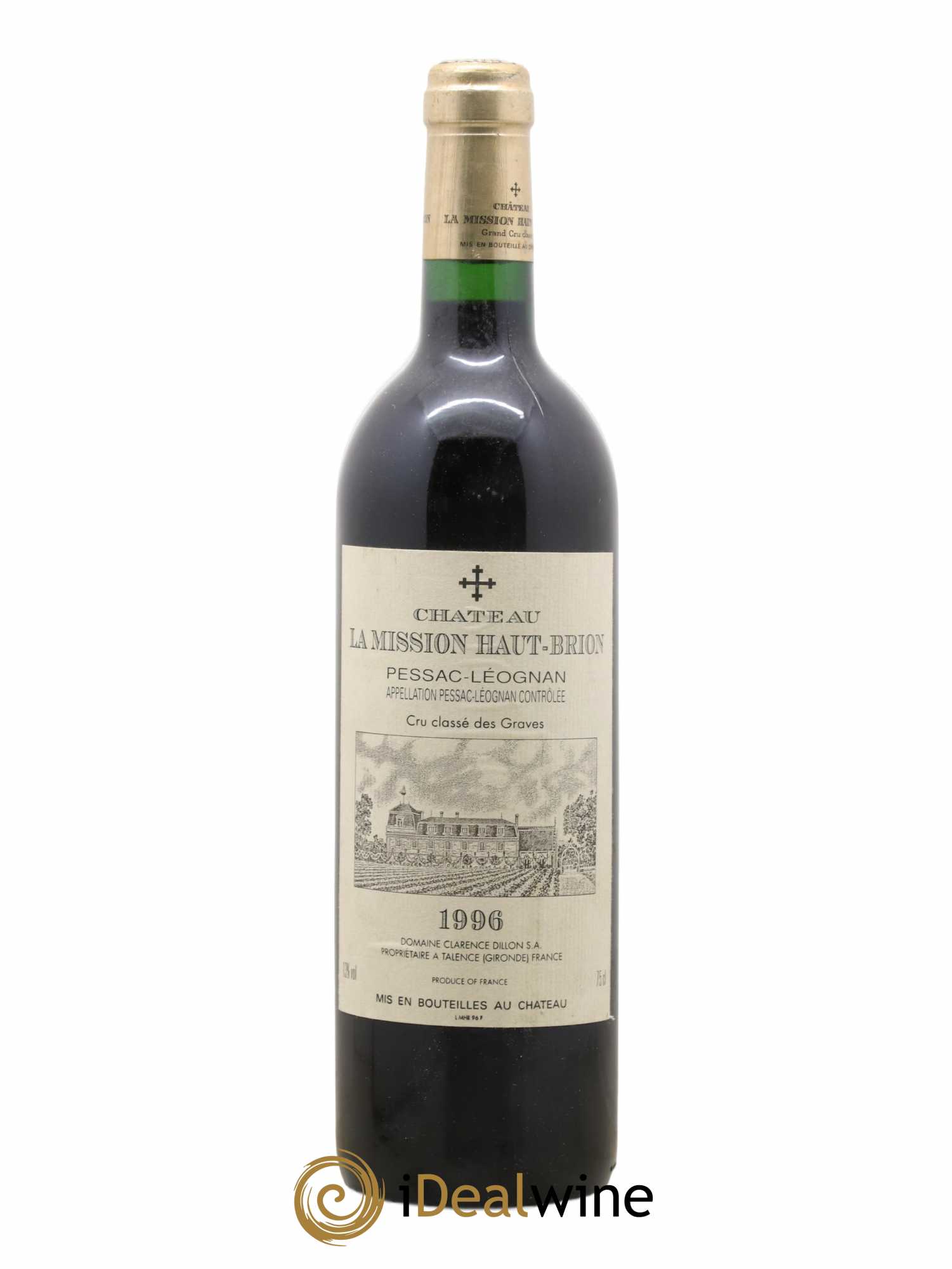 Château la Mission Haut-Brion Cru Classé de Graves 1996 - Lot de 1 bouteille - 0