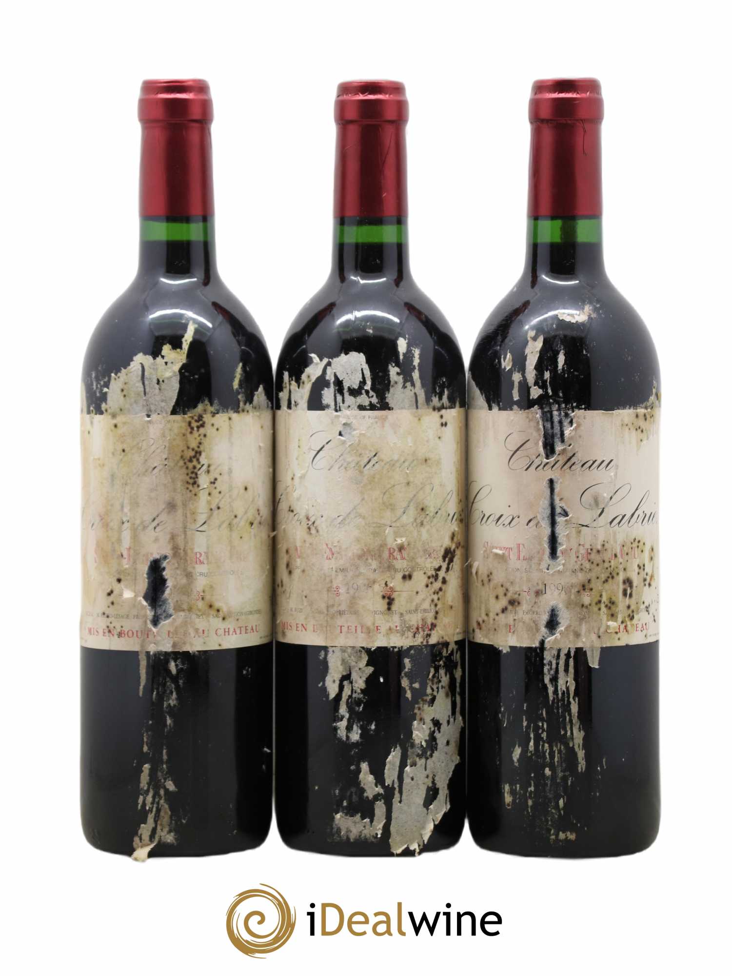 Château Croix de Labrie Grand Cru Classé 1996 - Lot de 6 bouteilles - 1