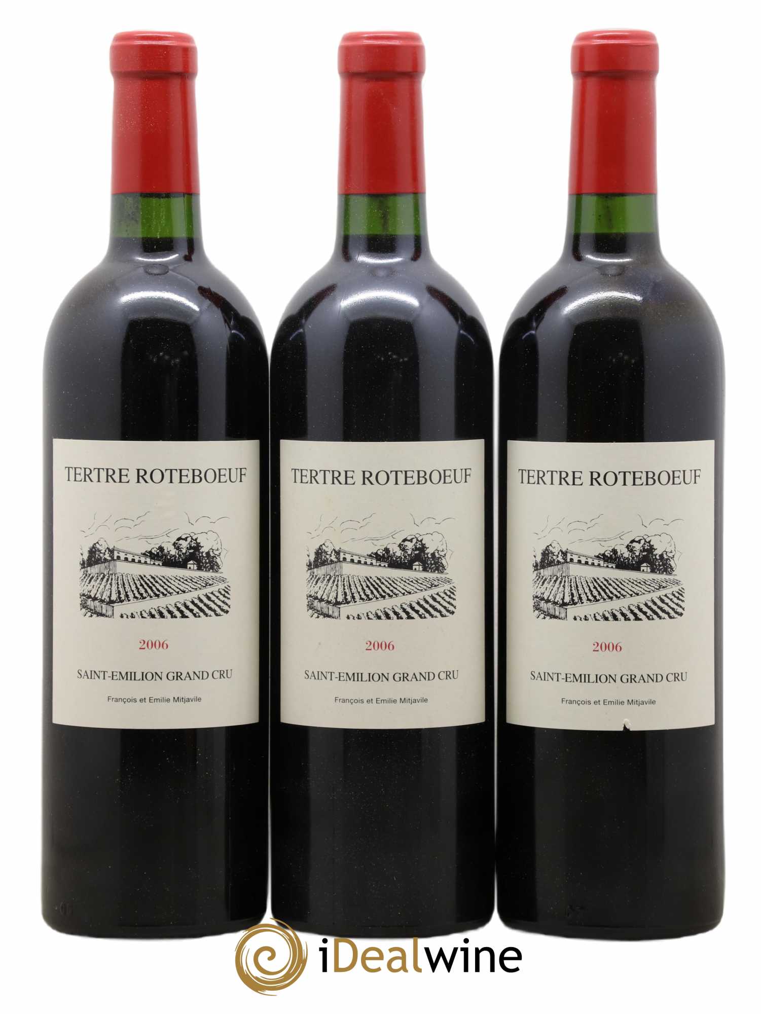 Château Tertre Roteboeuf 2006 - Lot de 6 bouteilles - 1