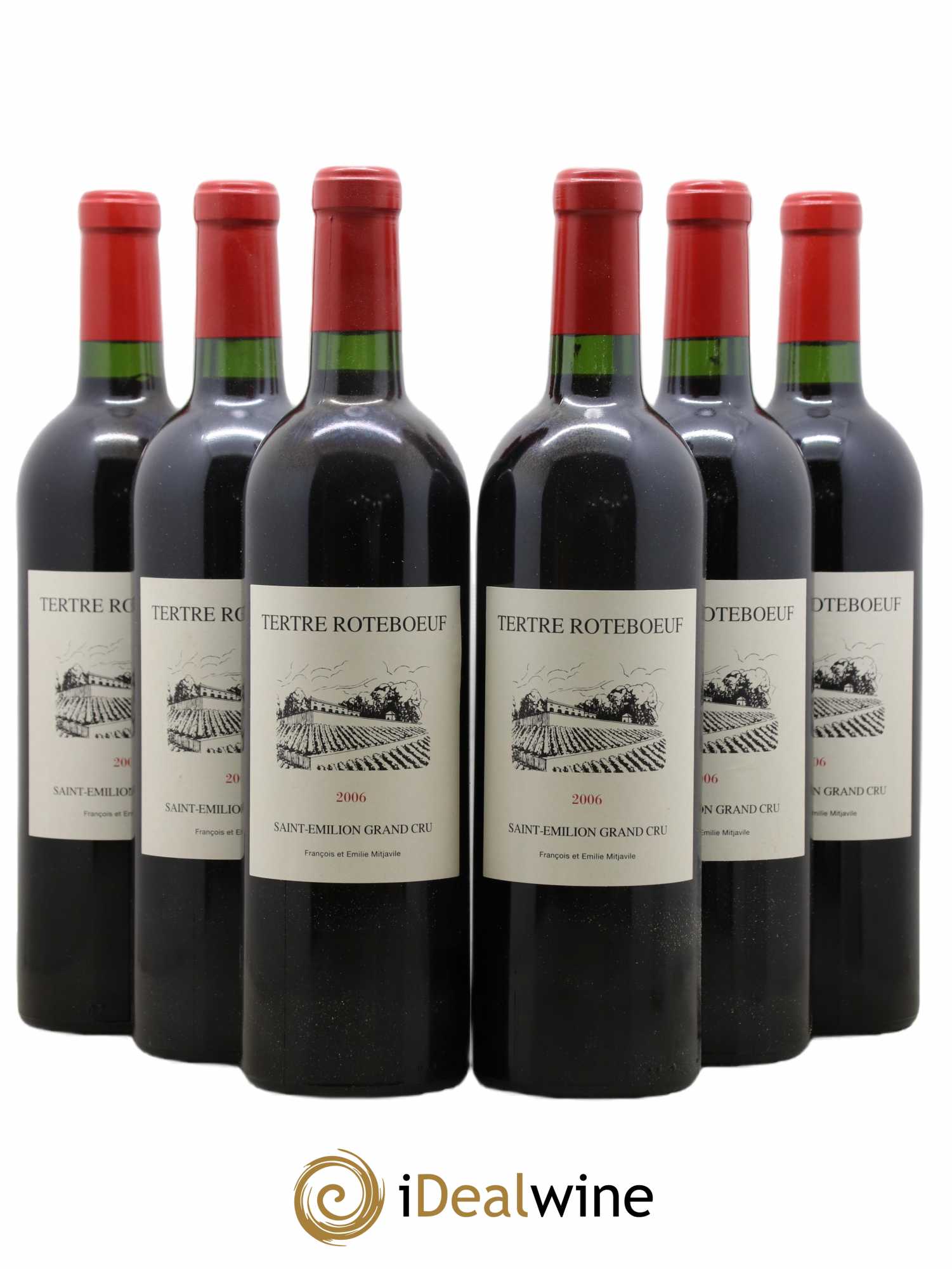 Château Tertre Roteboeuf 2006 - Lot de 6 bouteilles - 0