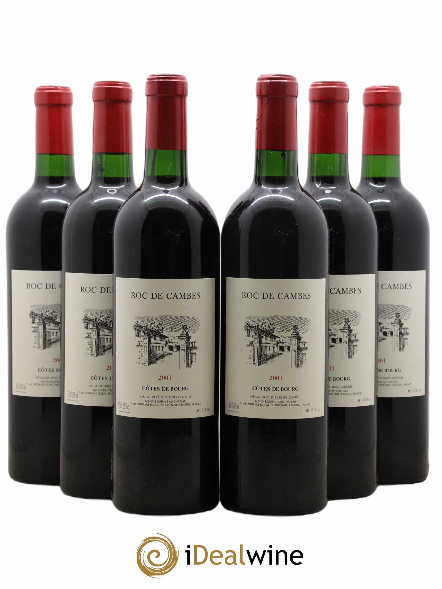 Roc de Cambes 2001 - Lotto di 6 bottiglie - 0