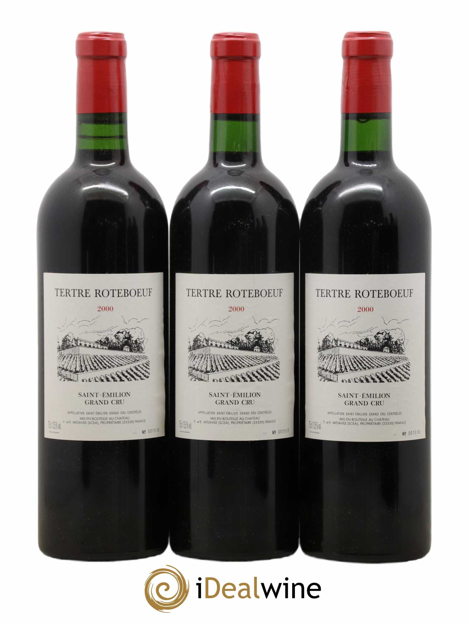 Château Tertre Roteboeuf 2000 - Lot de 6 bouteilles - 2