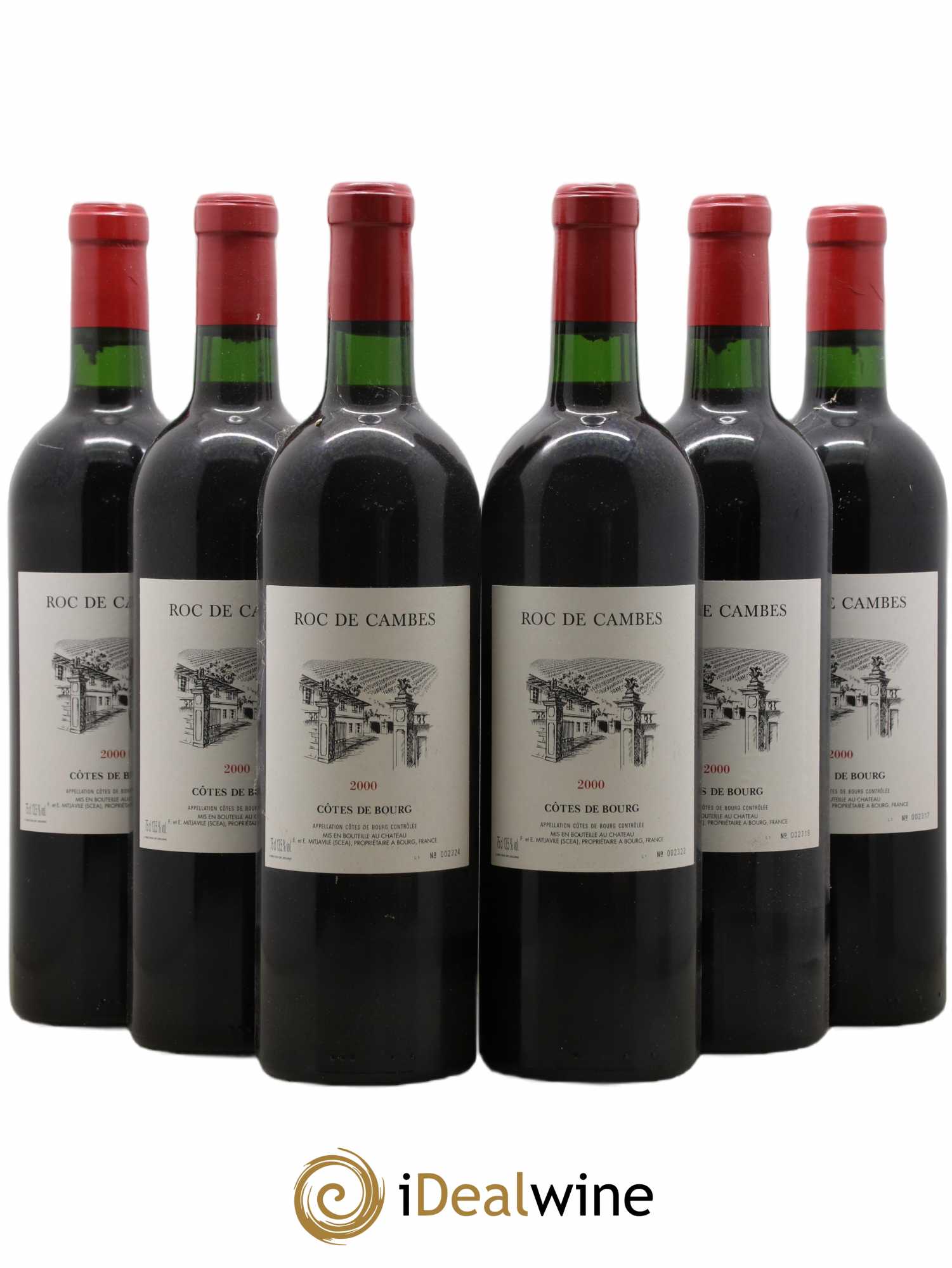 Roc de Cambes 2000 - Posten von 6 Flaschen - 0