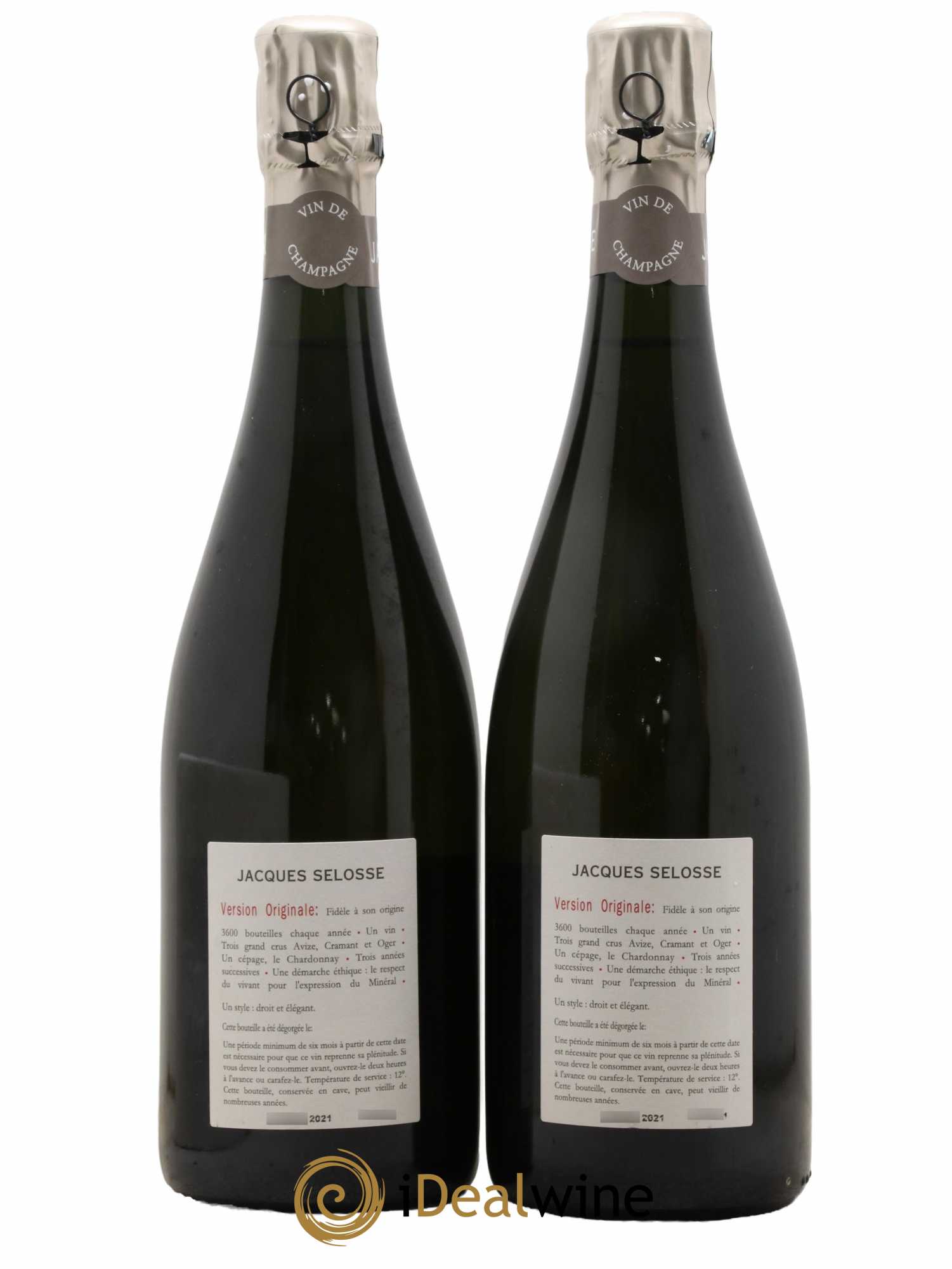 Version Originale Jacques Selosse - Lot of 2 bottles - 1