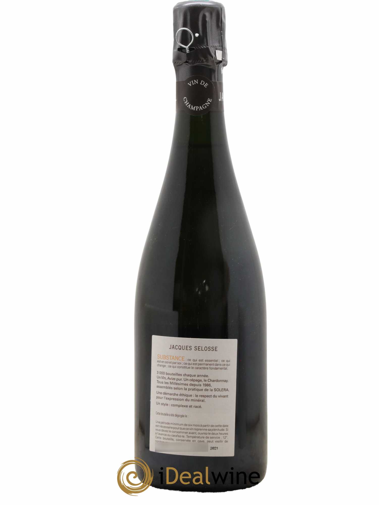 Substance Jacques Selosse - Lot of 1 bottle - 1