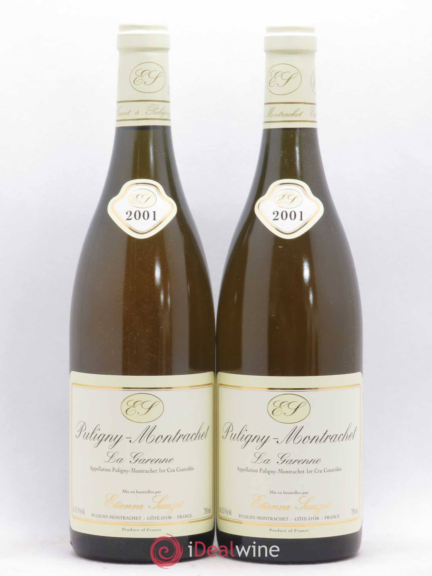 Puligny-Montrachet 1er Cru La Garenne Etienne Sauzet 2001 - Lot de 2 bouteilles - 0