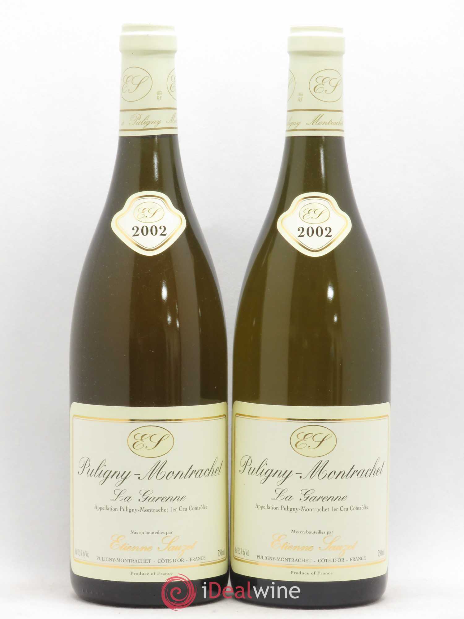 Puligny-Montrachet 1er Cru La Garenne Etienne Sauzet 2002 - Lot de 2 bouteilles - 0