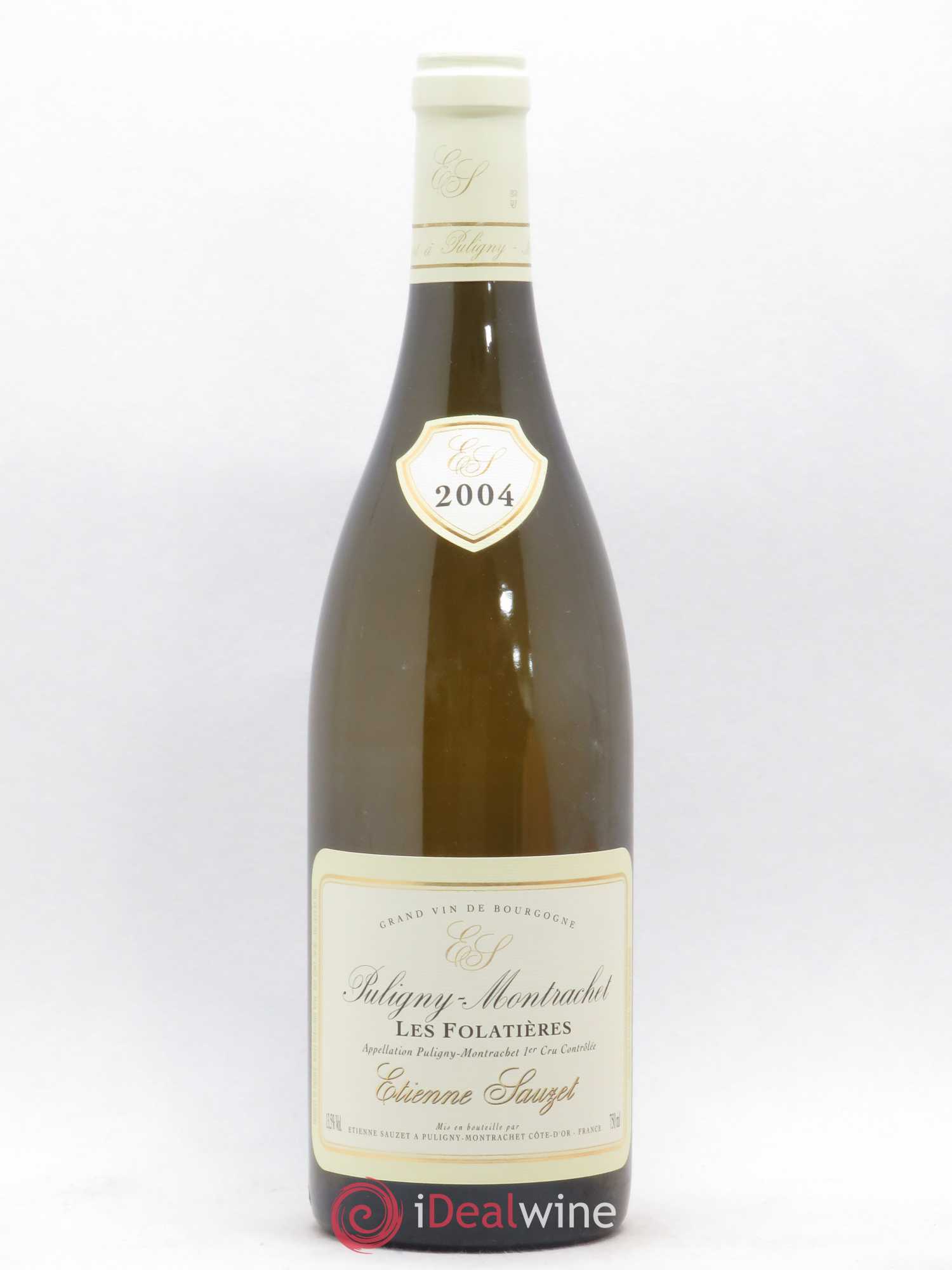 Puligny-Montrachet 1er Cru Les Folatières Etienne Sauzet 2004 - Lot de 1 bouteille - 0