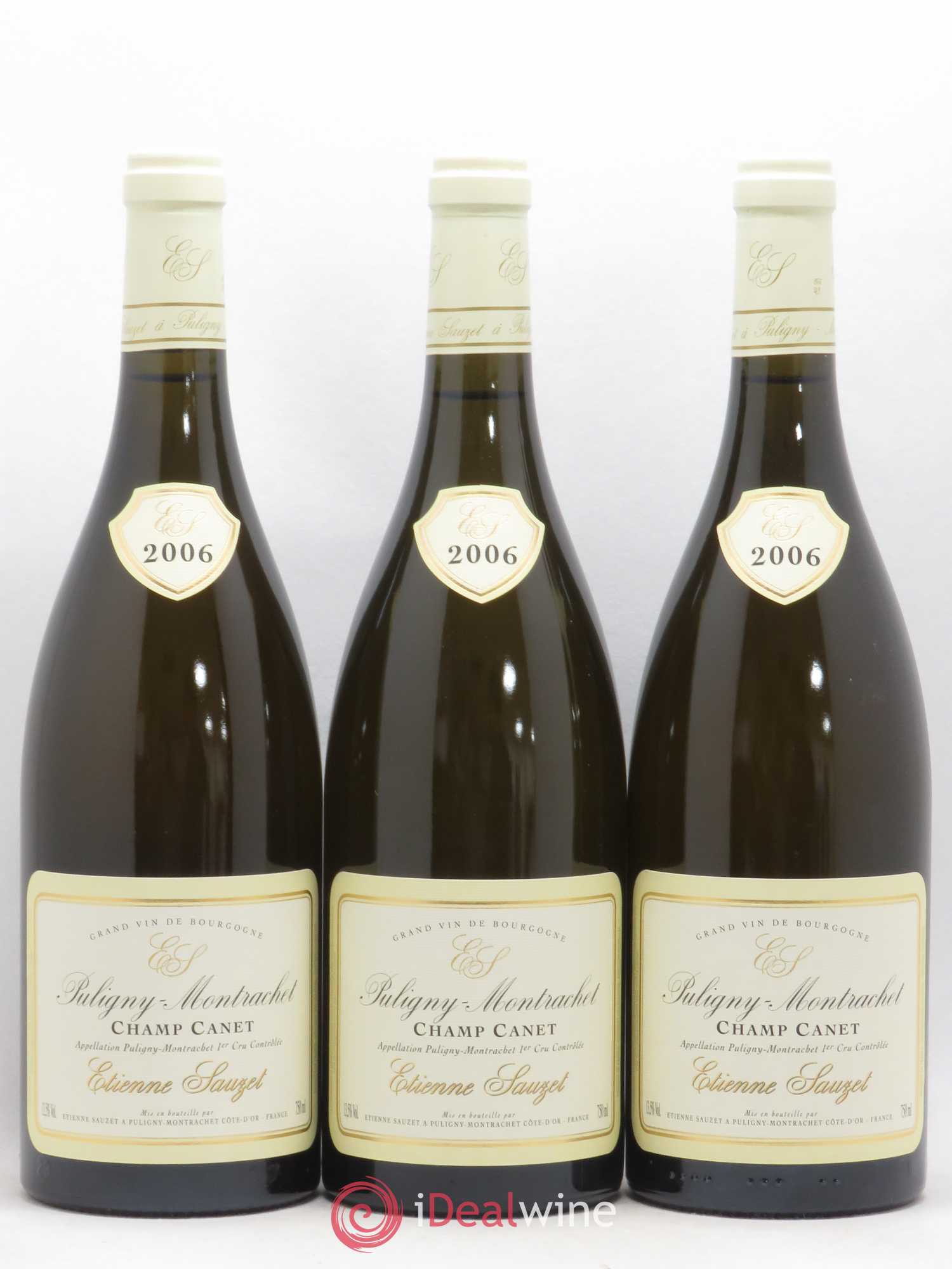 Puligny-Montrachet 1er Cru Champ Canet Etienne Sauzet 2006 - Lot de 6 bouteilles - 1