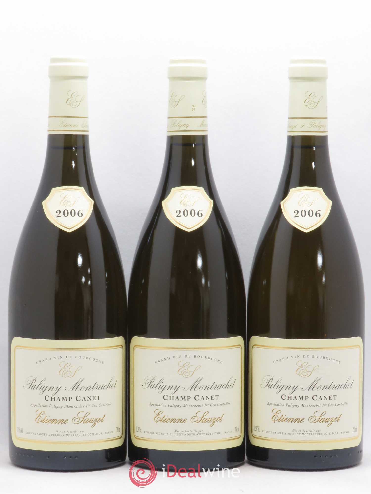 Puligny-Montrachet 1er Cru Champ Canet Etienne Sauzet 2006 - Lot de 6 bouteilles - 2