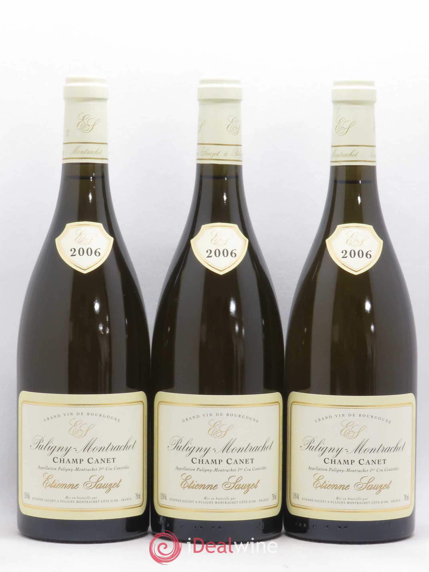 Puligny-Montrachet 1er Cru Champ Canet Etienne Sauzet 2006 - Lot de 6 bouteilles - 1