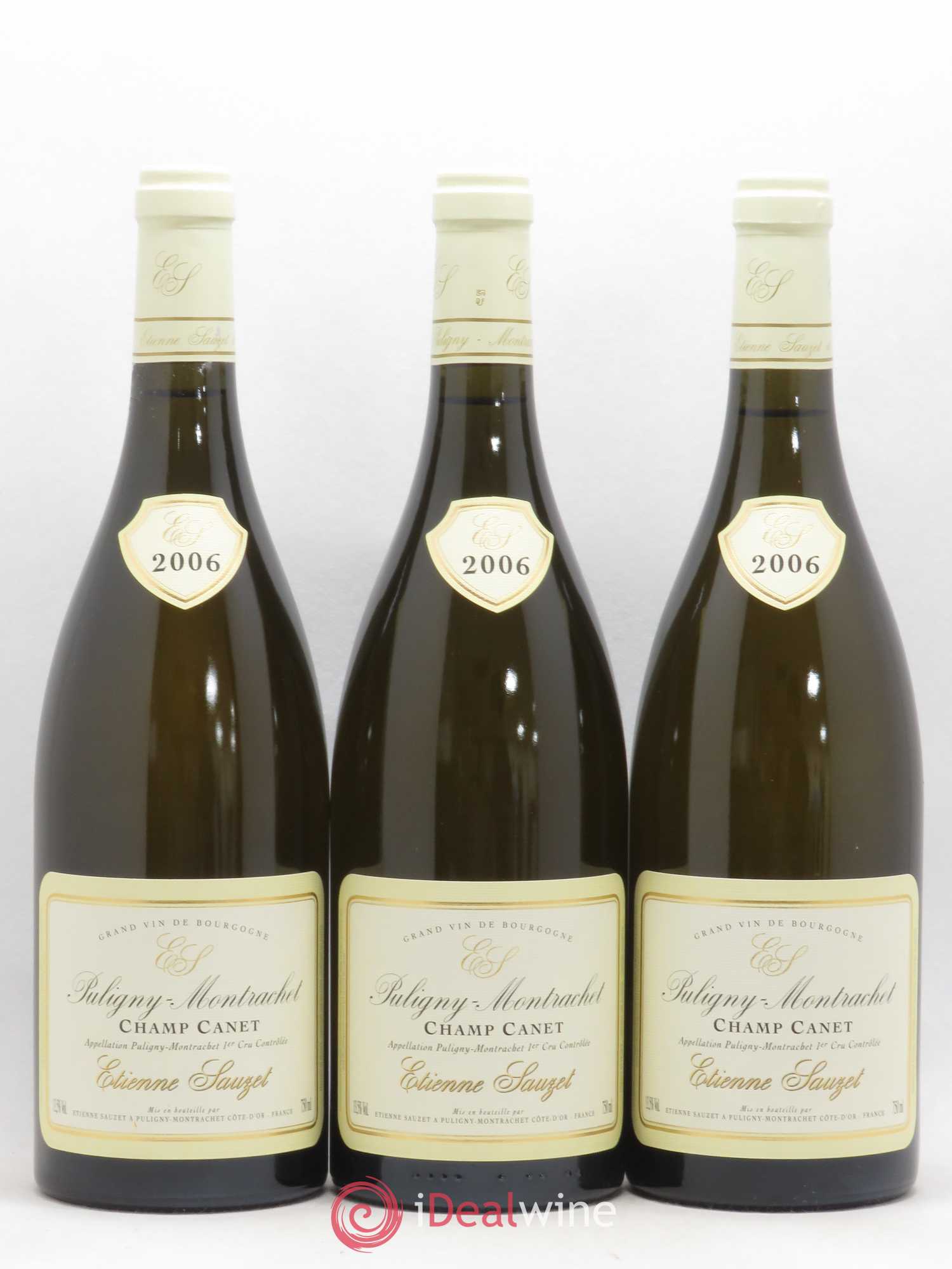 Puligny-Montrachet 1er Cru Champ Canet Etienne Sauzet 2006 - Lot de 6 bouteilles - 2