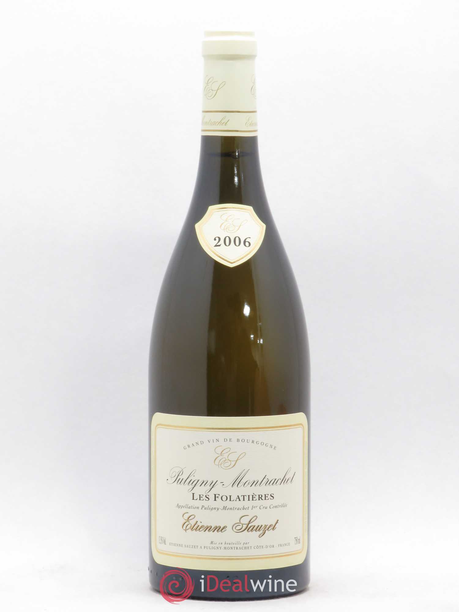 Puligny-Montrachet 1er Cru Les Folatières Etienne Sauzet 2006 - Lot de 1 bouteille - 0