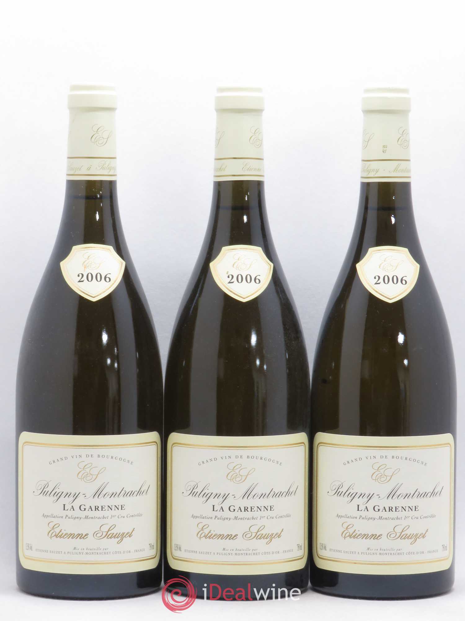 Puligny-Montrachet 1er Cru La Garenne Etienne Sauzet 2006 - Lot de 6 bouteilles - 1