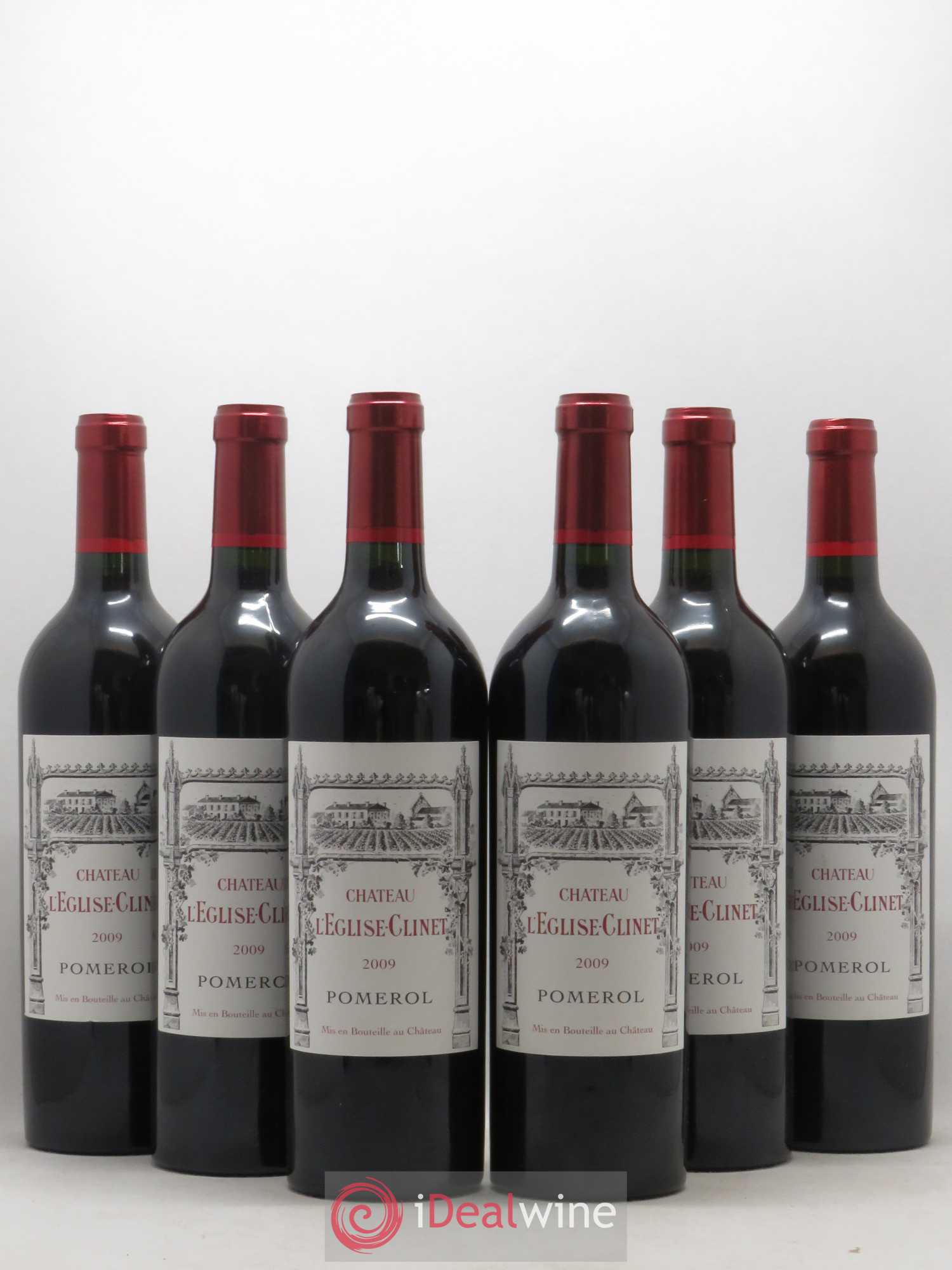 Château l' Église Clinet 2009 - Lot de 6 bouteilles - 0