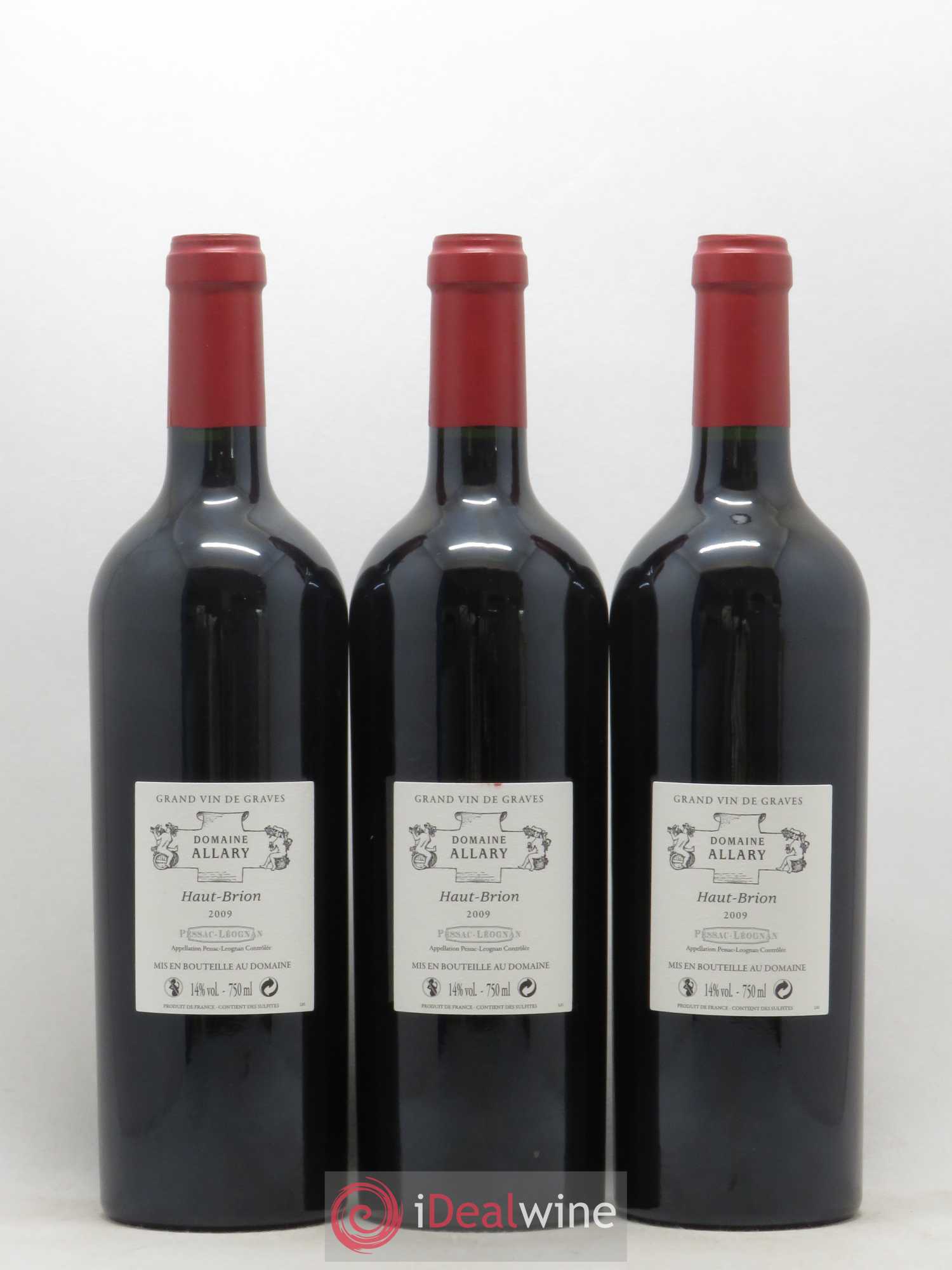 Domaine Allary Haut-Brion 2009 - Lot de 12 bouteilles - 6