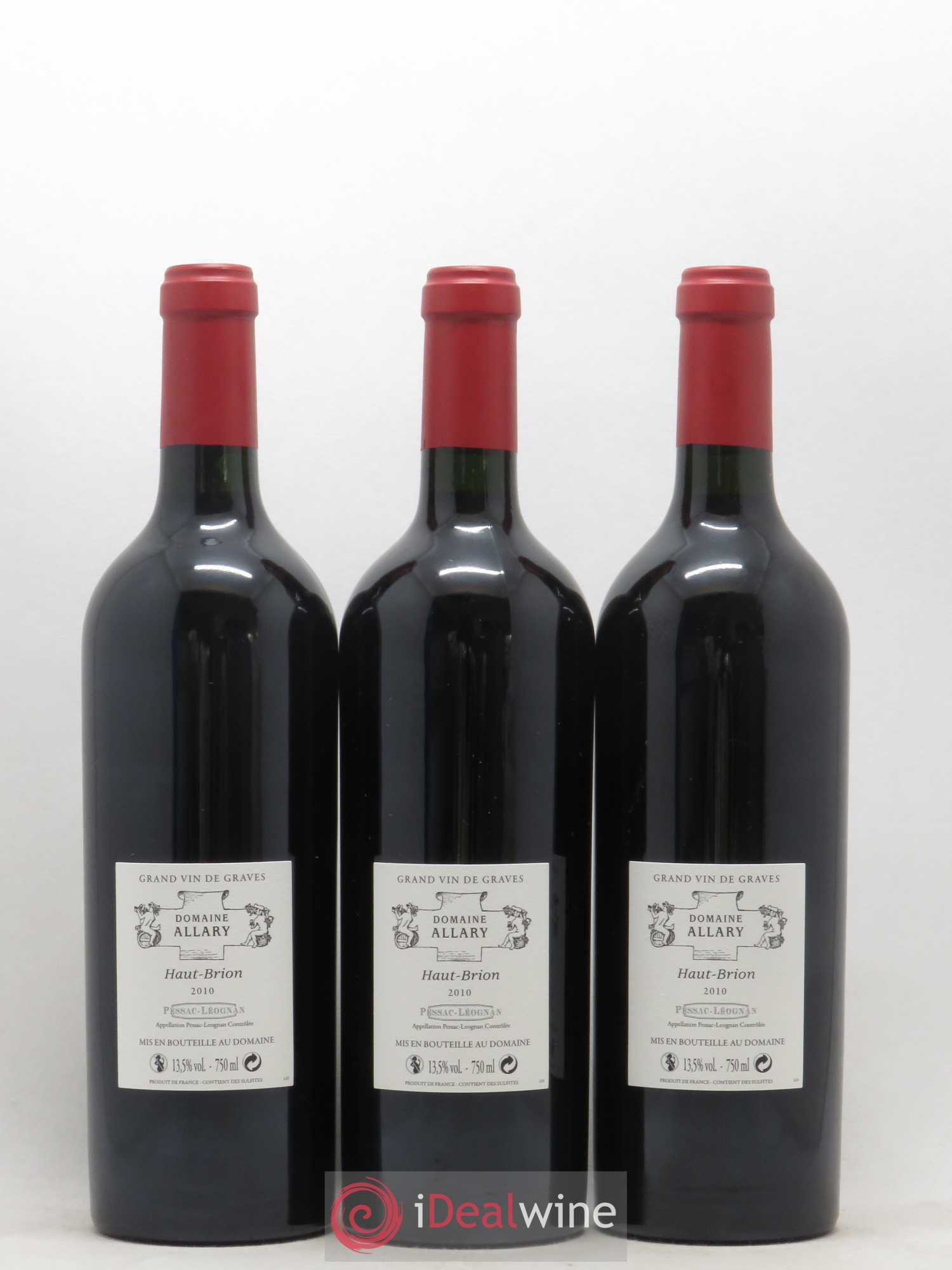 Domaine Allary Haut-Brion 2010 - Lot de 12 bouteilles - 2