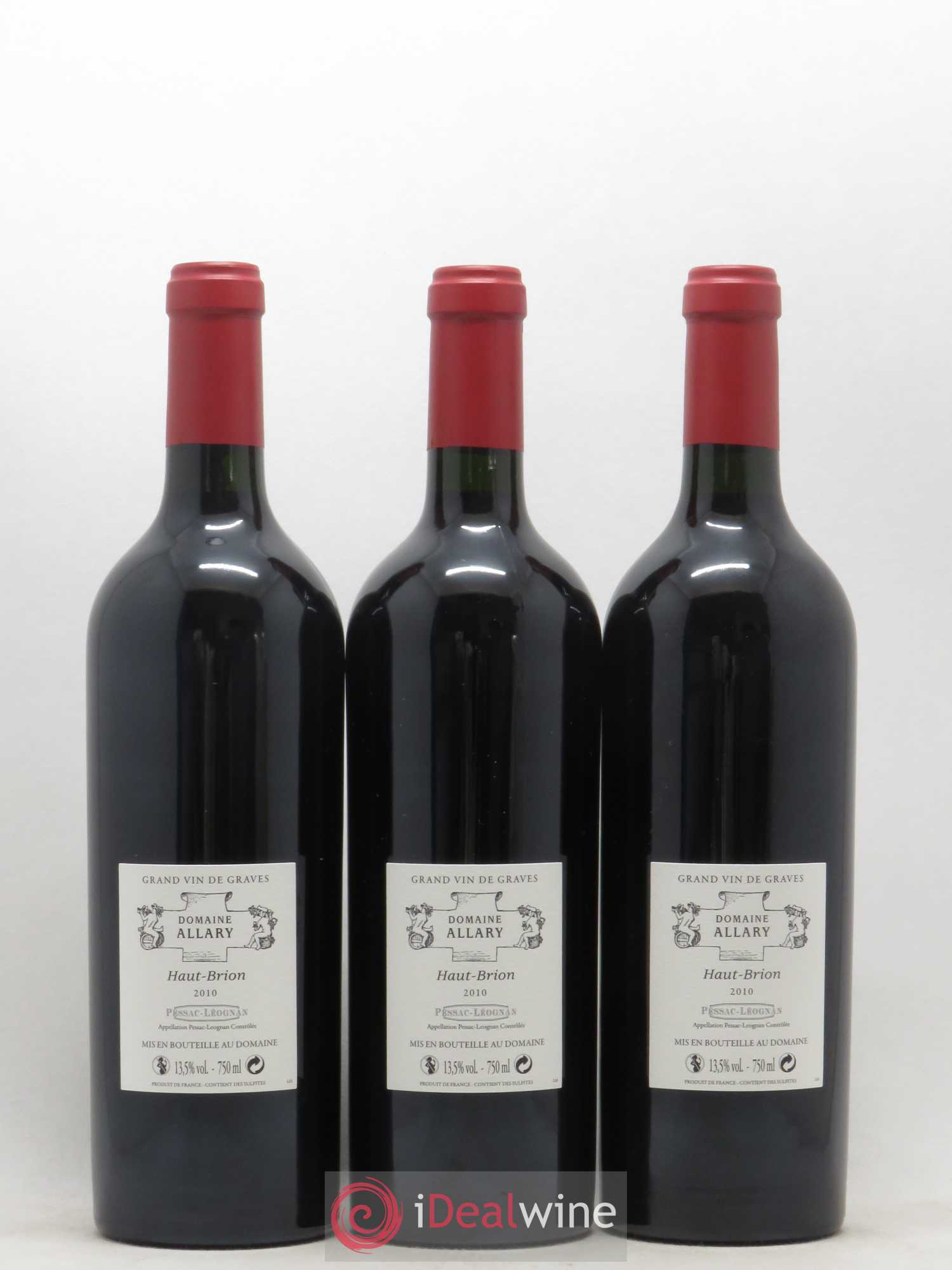Domaine Allary Haut-Brion 2010 - Lot de 12 bouteilles - 4