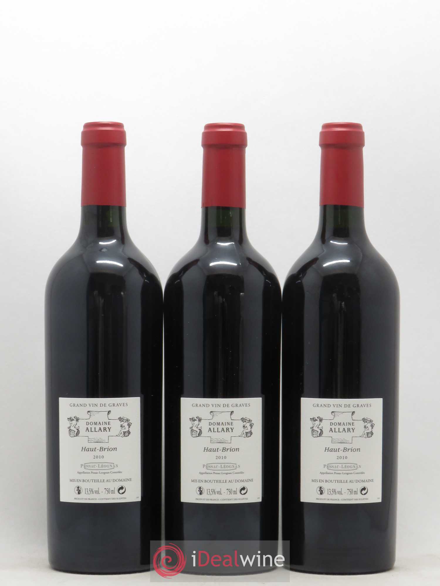 Domaine Allary Haut-Brion 2010 - Lot de 12 bouteilles - 6