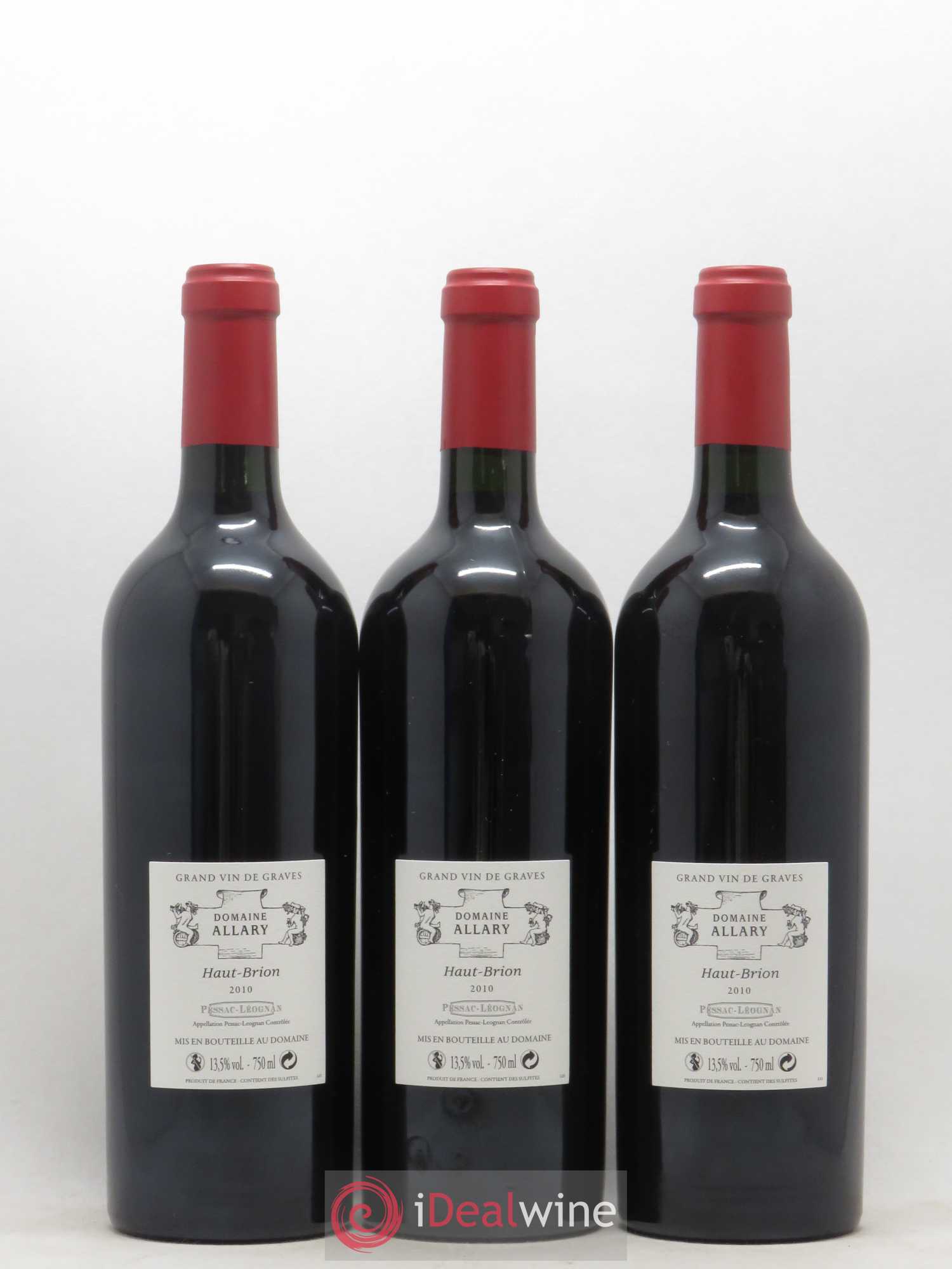 Domaine Allary Haut-Brion 2010 - Lot de 12 bouteilles - 8