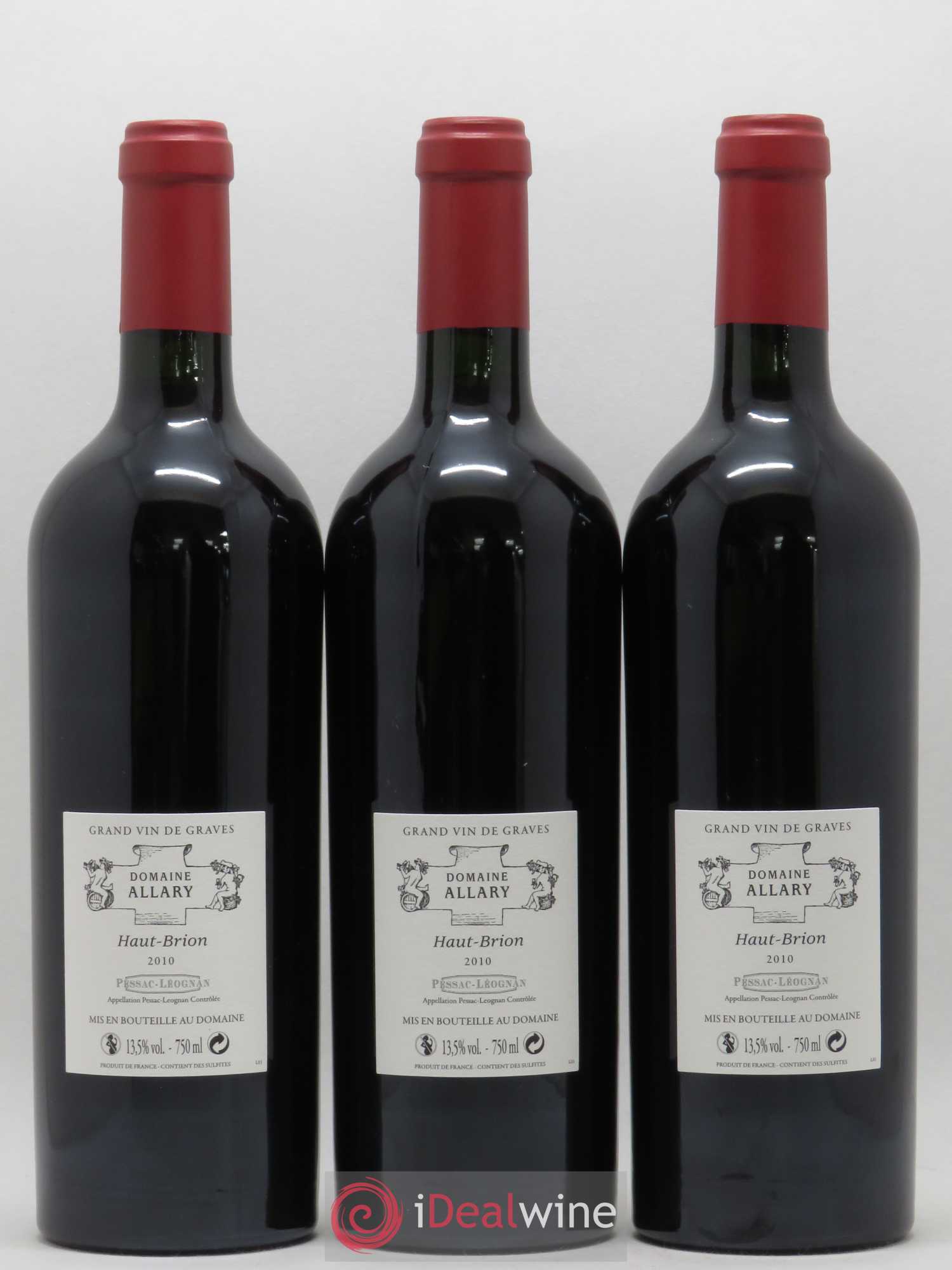 Domaine Allary Haut-Brion 2010 - Lot of 6 bottles - 2