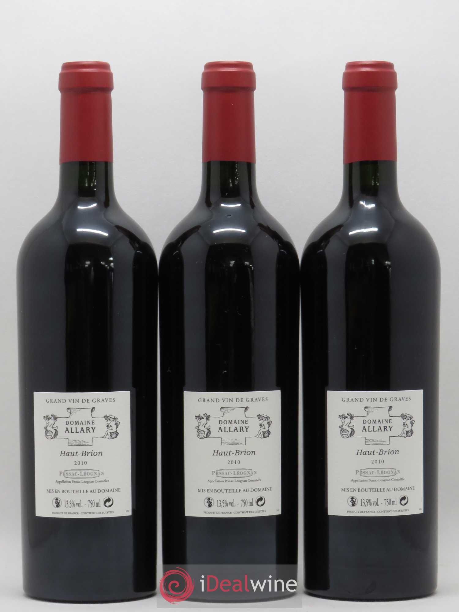 Domaine Allary Haut-Brion 2010 - Lot de 6 bouteilles - 2