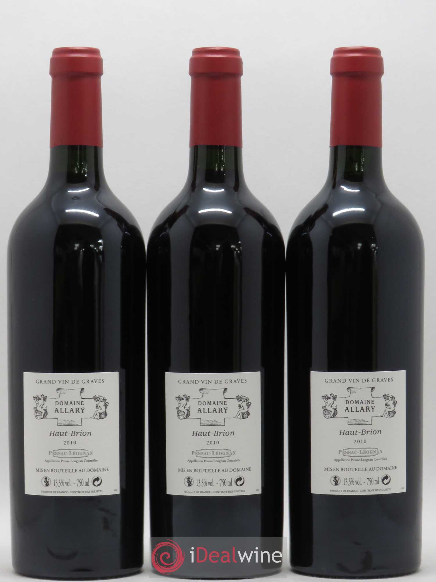 Domaine Allary Haut-Brion 2010 - Lot de 12 bouteilles - 2