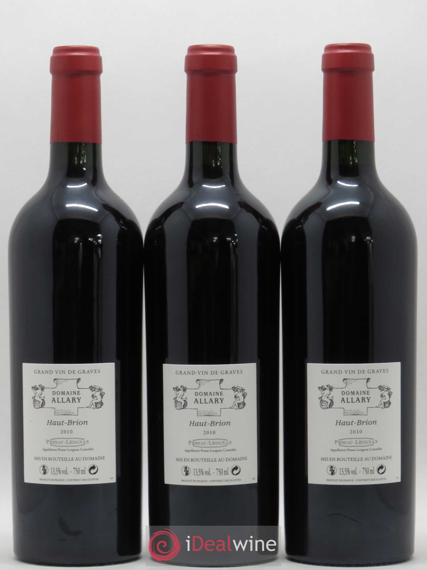 Domaine Allary Haut-Brion 2010 - Lot de 12 bouteilles - 4